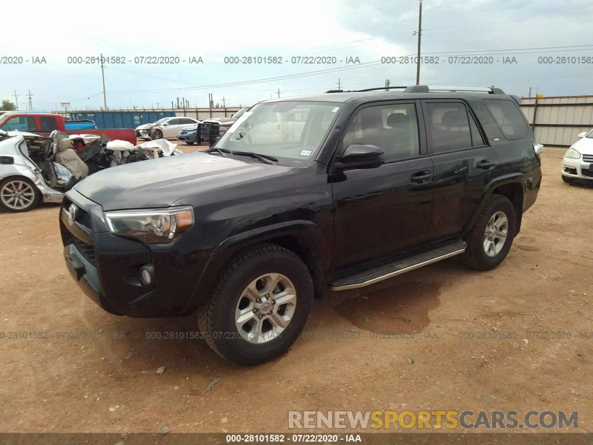 2 Photograph of a damaged car JTEZU5JR3K5205447 TOYOTA 4RUNNER 2019