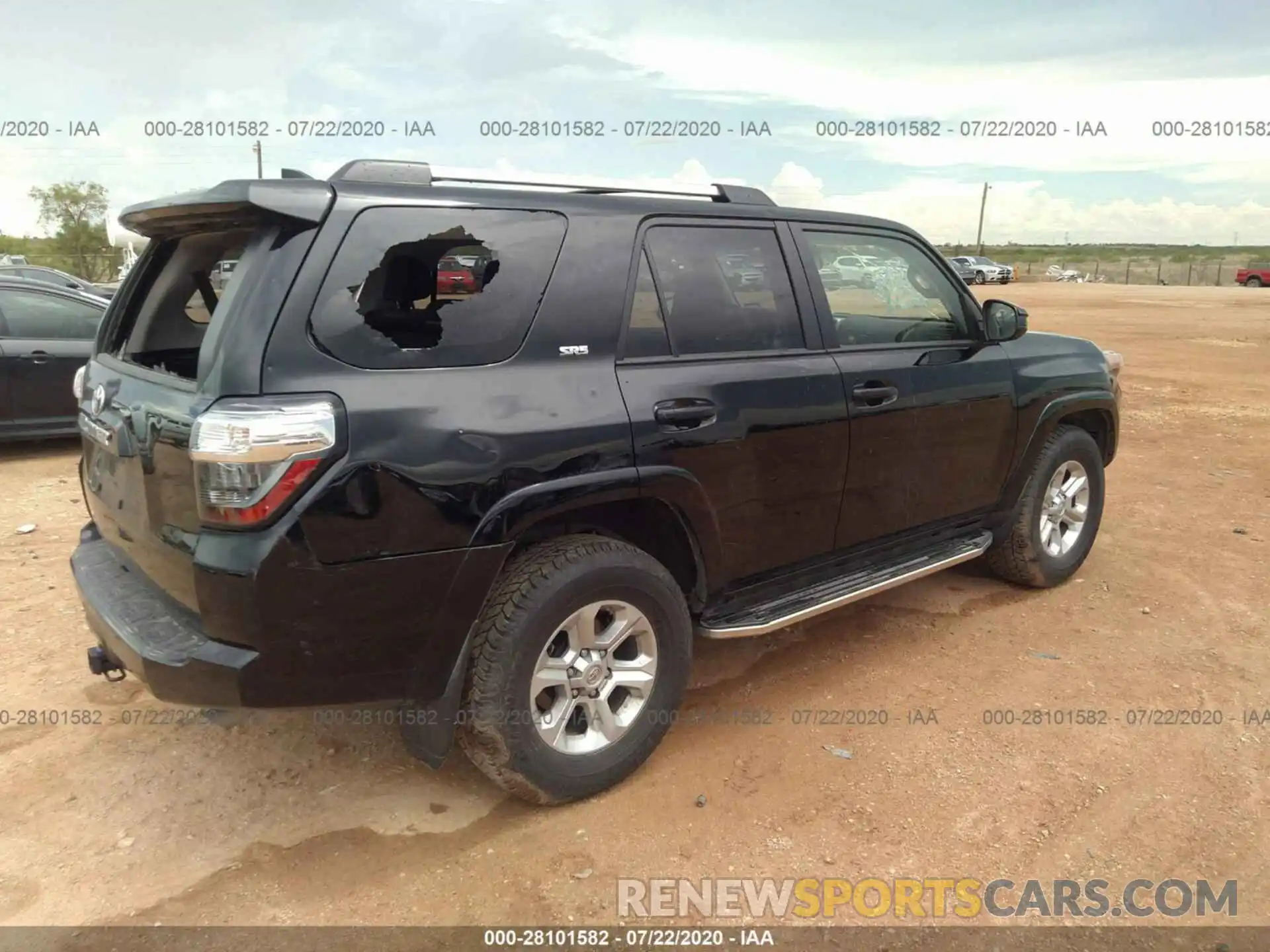 4 Фотография поврежденного автомобиля JTEZU5JR3K5205447 TOYOTA 4RUNNER 2019