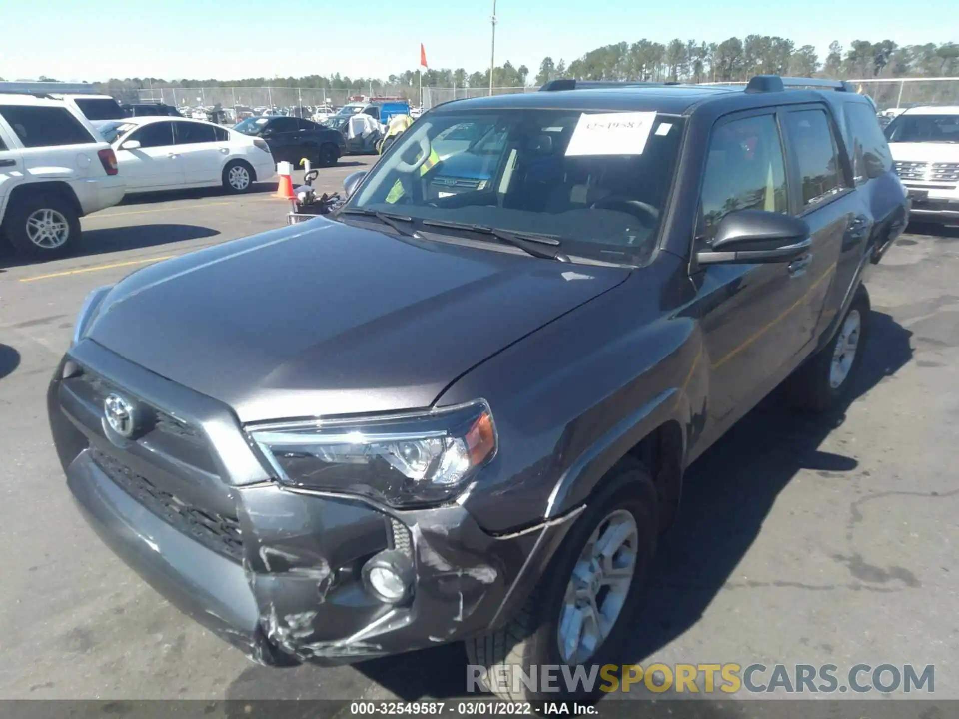 2 Photograph of a damaged car JTEZU5JR3K5207778 TOYOTA 4RUNNER 2019