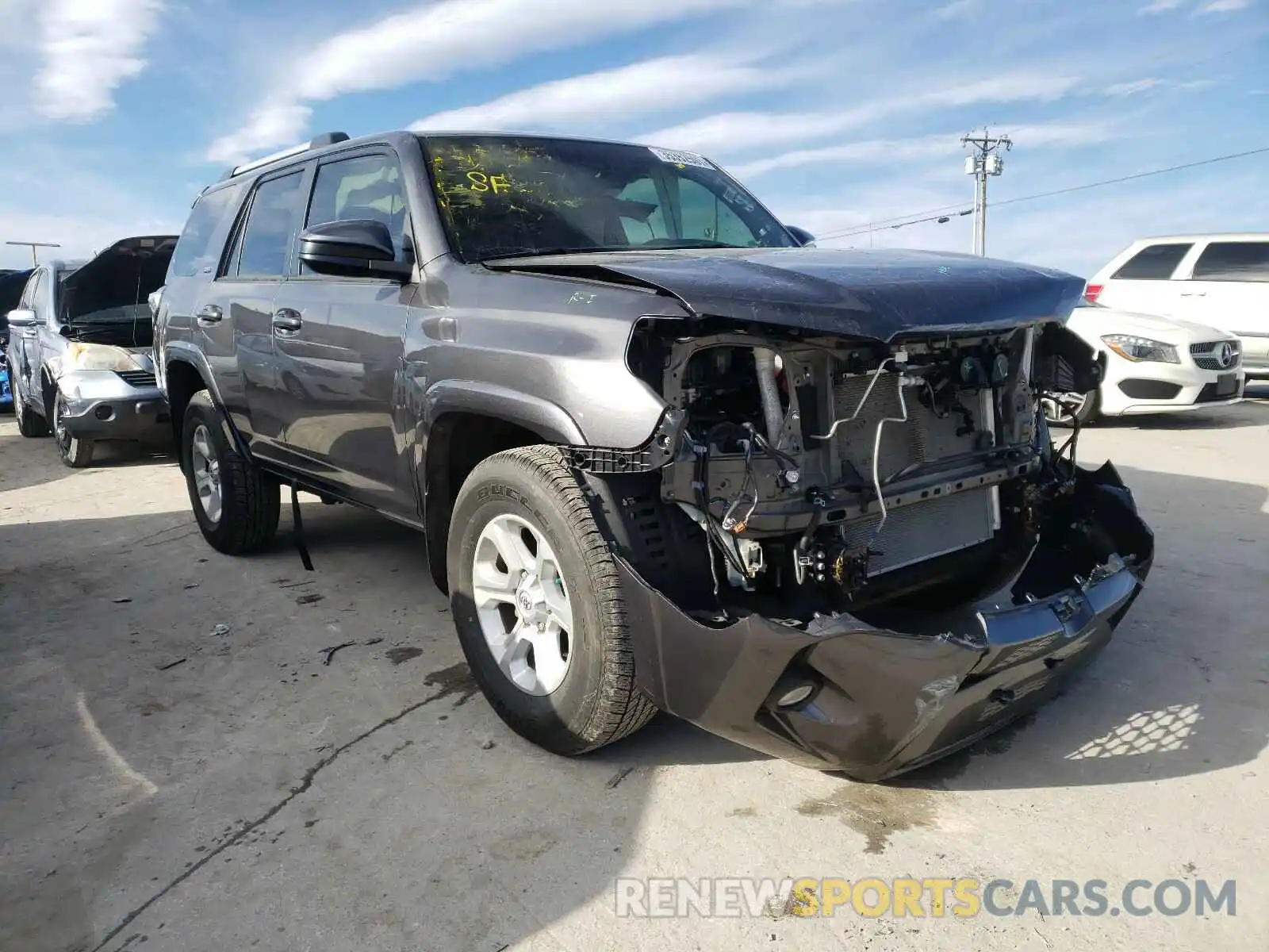 1 Photograph of a damaged car JTEZU5JR3K5212088 TOYOTA 4RUNNER 2019