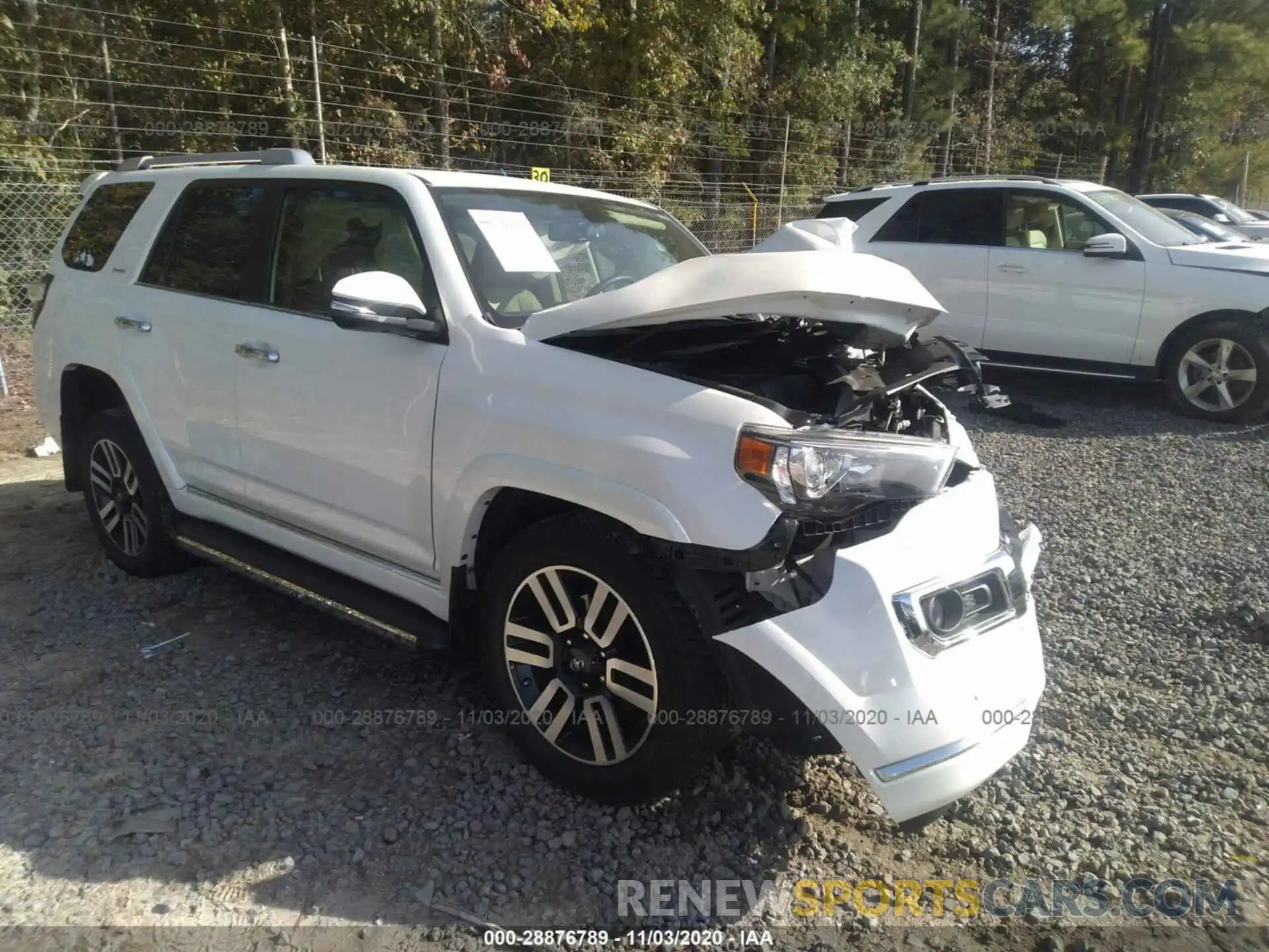 1 Photograph of a damaged car JTEZU5JR3K5212639 TOYOTA 4RUNNER 2019