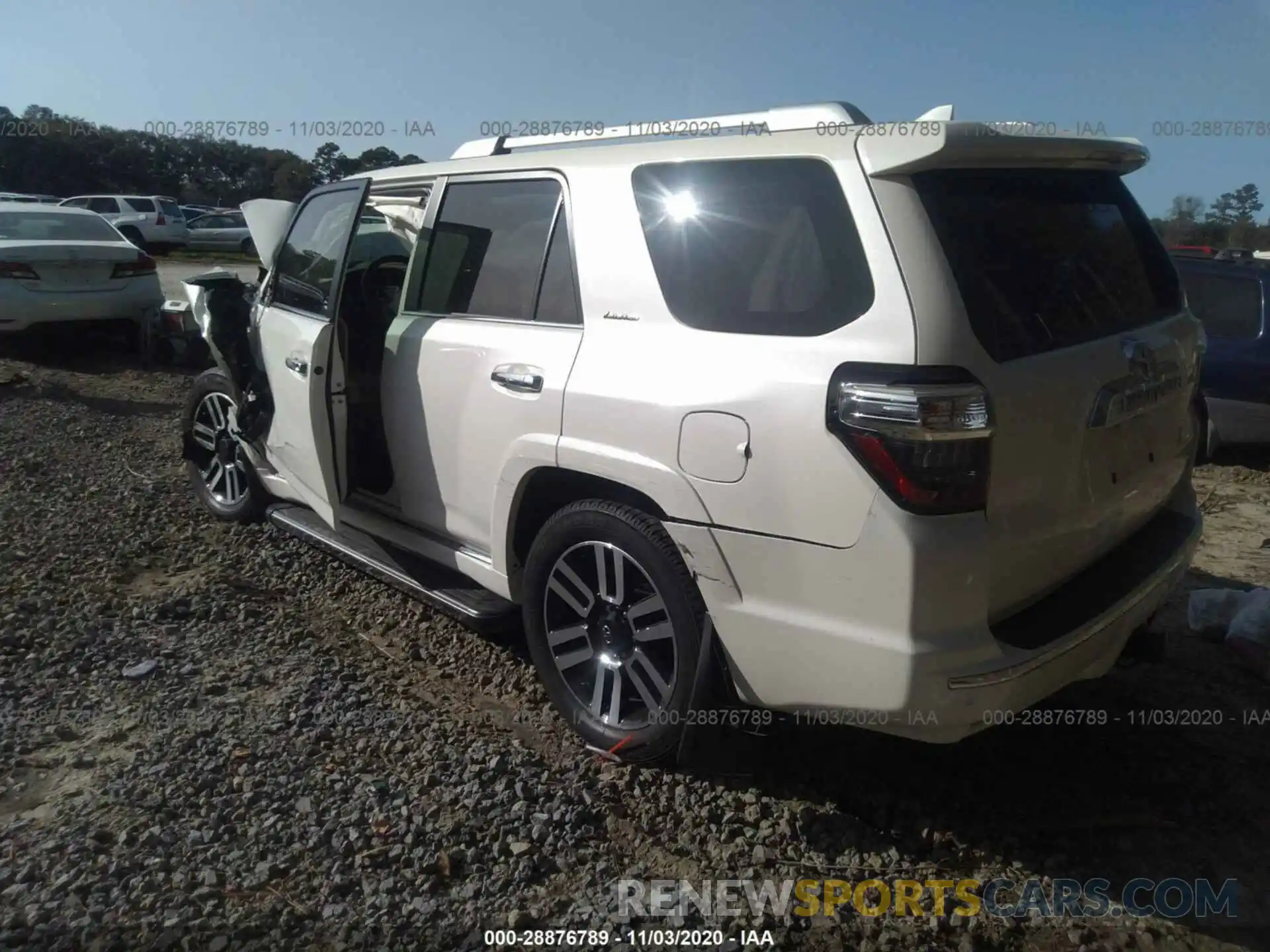 3 Фотография поврежденного автомобиля JTEZU5JR3K5212639 TOYOTA 4RUNNER 2019