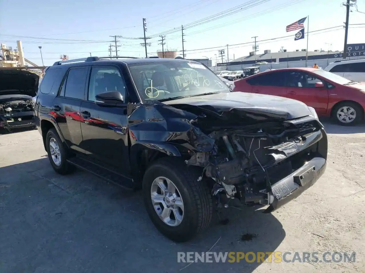 1 Photograph of a damaged car JTEZU5JR4K5193261 TOYOTA 4RUNNER 2019