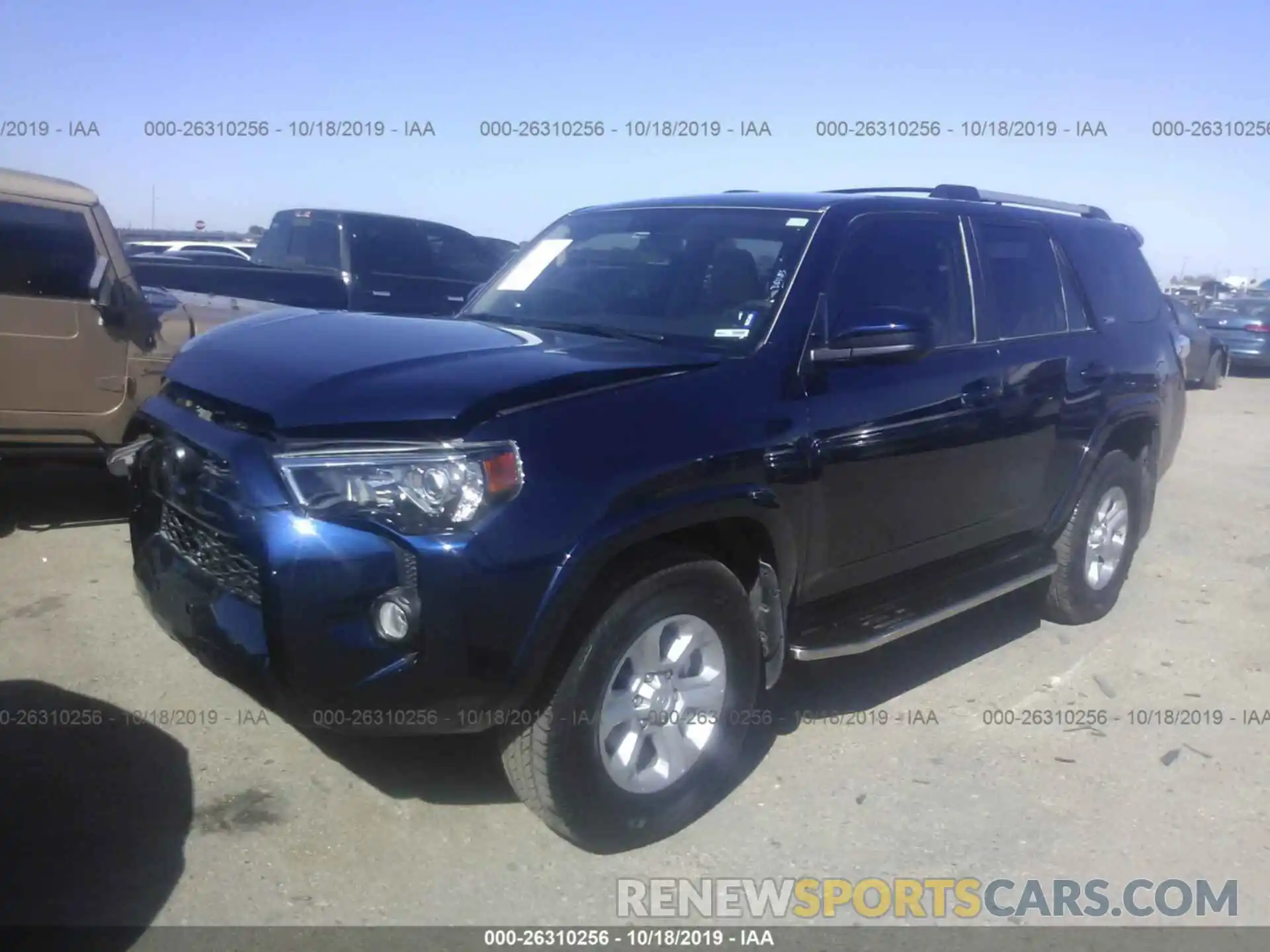 2 Фотография поврежденного автомобиля JTEZU5JR4K5193664 TOYOTA 4RUNNER 2019