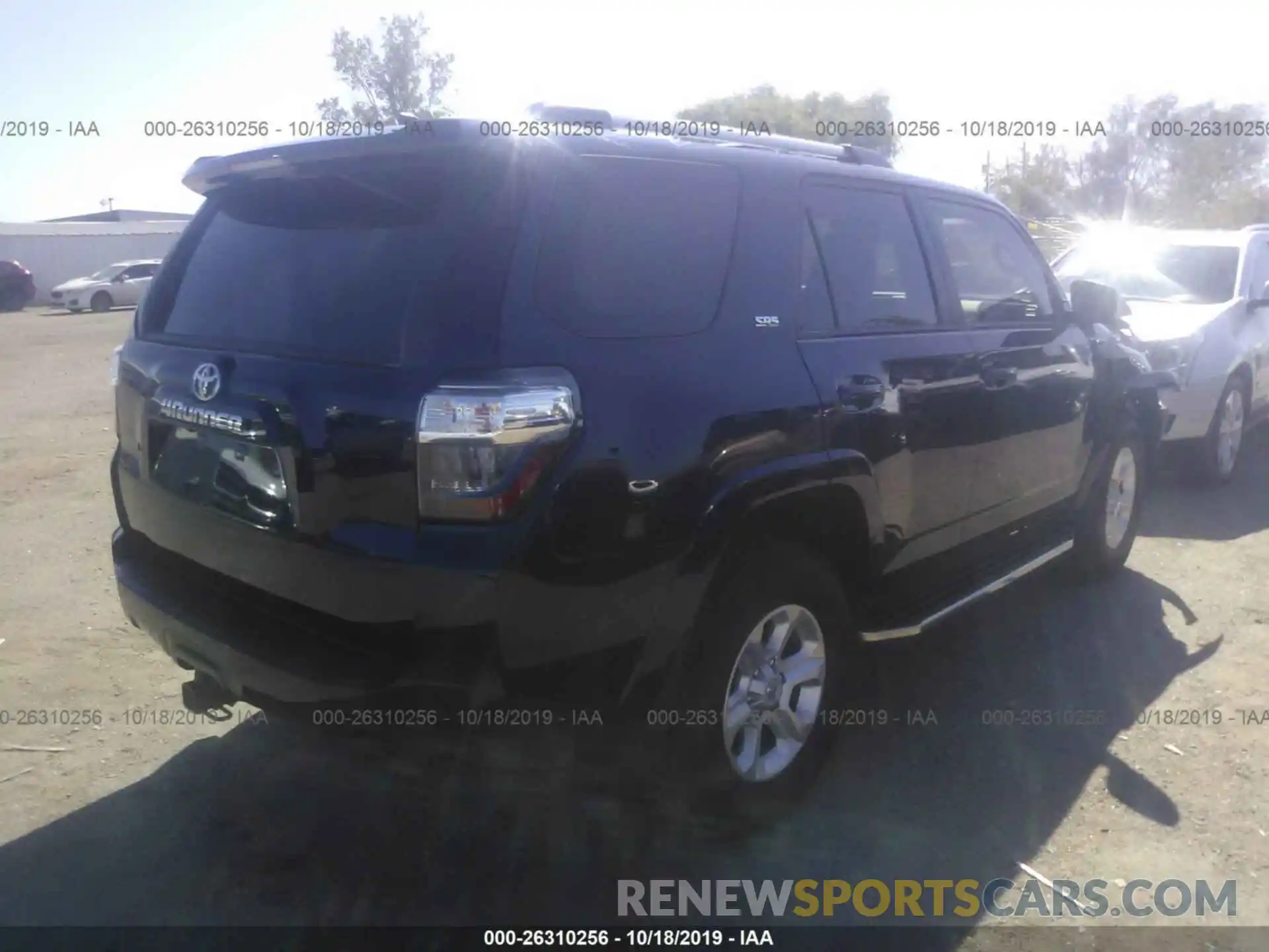 4 Фотография поврежденного автомобиля JTEZU5JR4K5193664 TOYOTA 4RUNNER 2019