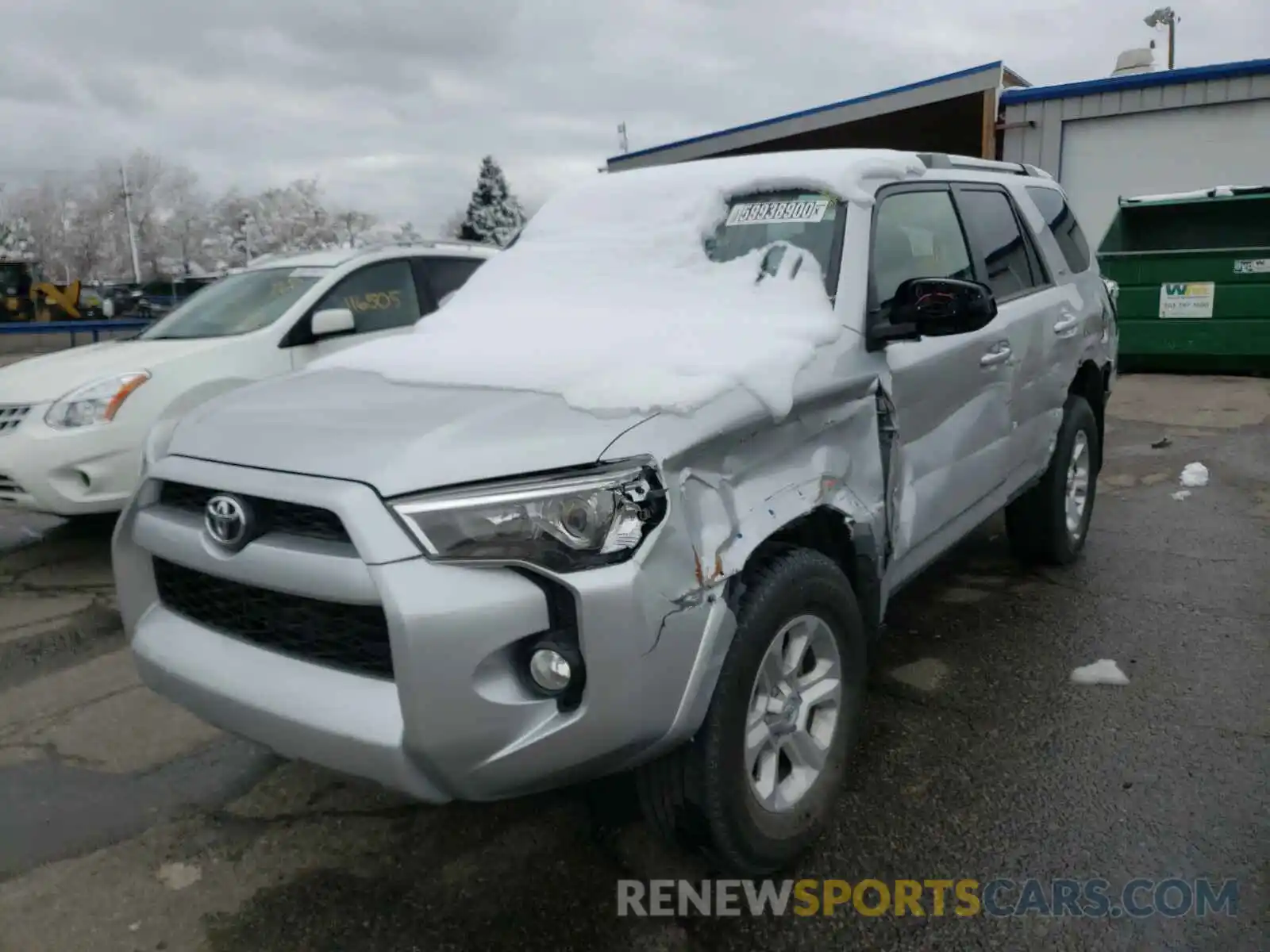 2 Photograph of a damaged car JTEZU5JR4K5196483 TOYOTA 4RUNNER 2019