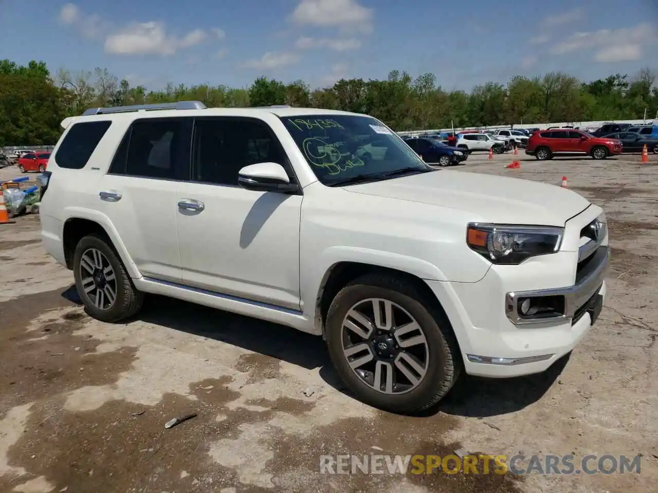 1 Photograph of a damaged car JTEZU5JR4K5196709 TOYOTA 4RUNNER 2019