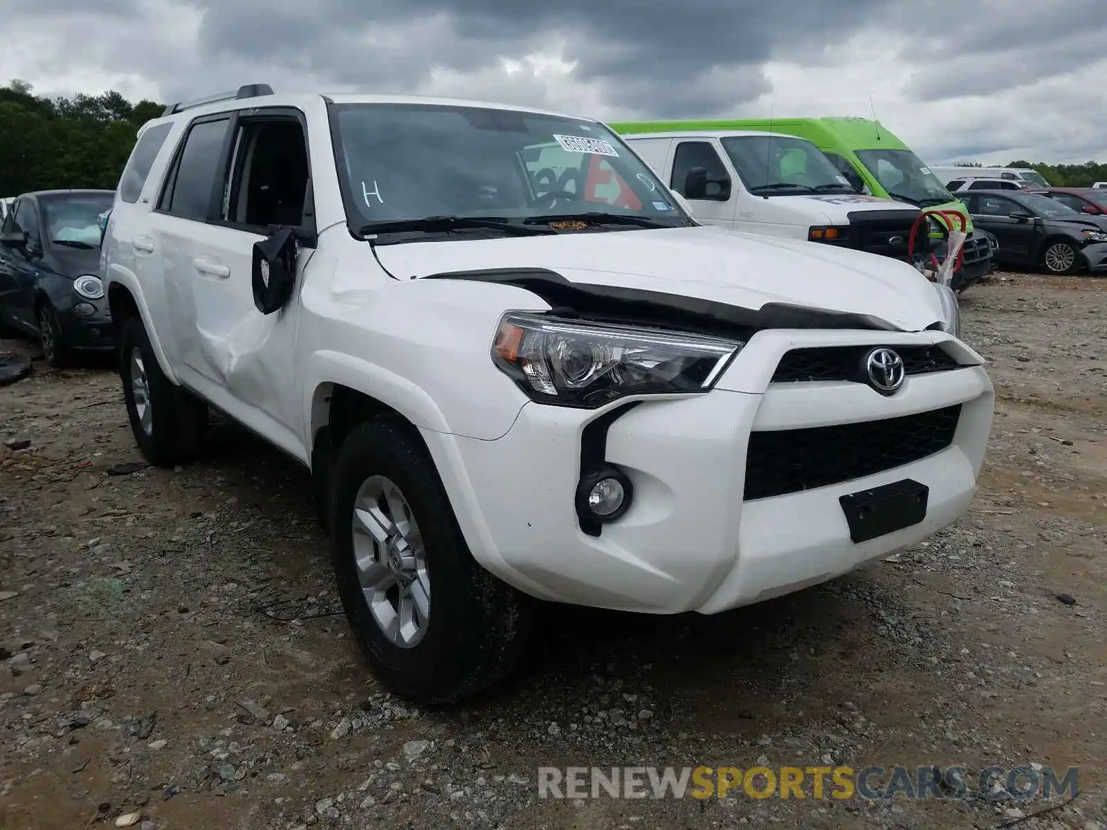 1 Photograph of a damaged car JTEZU5JR4K5197066 TOYOTA 4RUNNER 2019