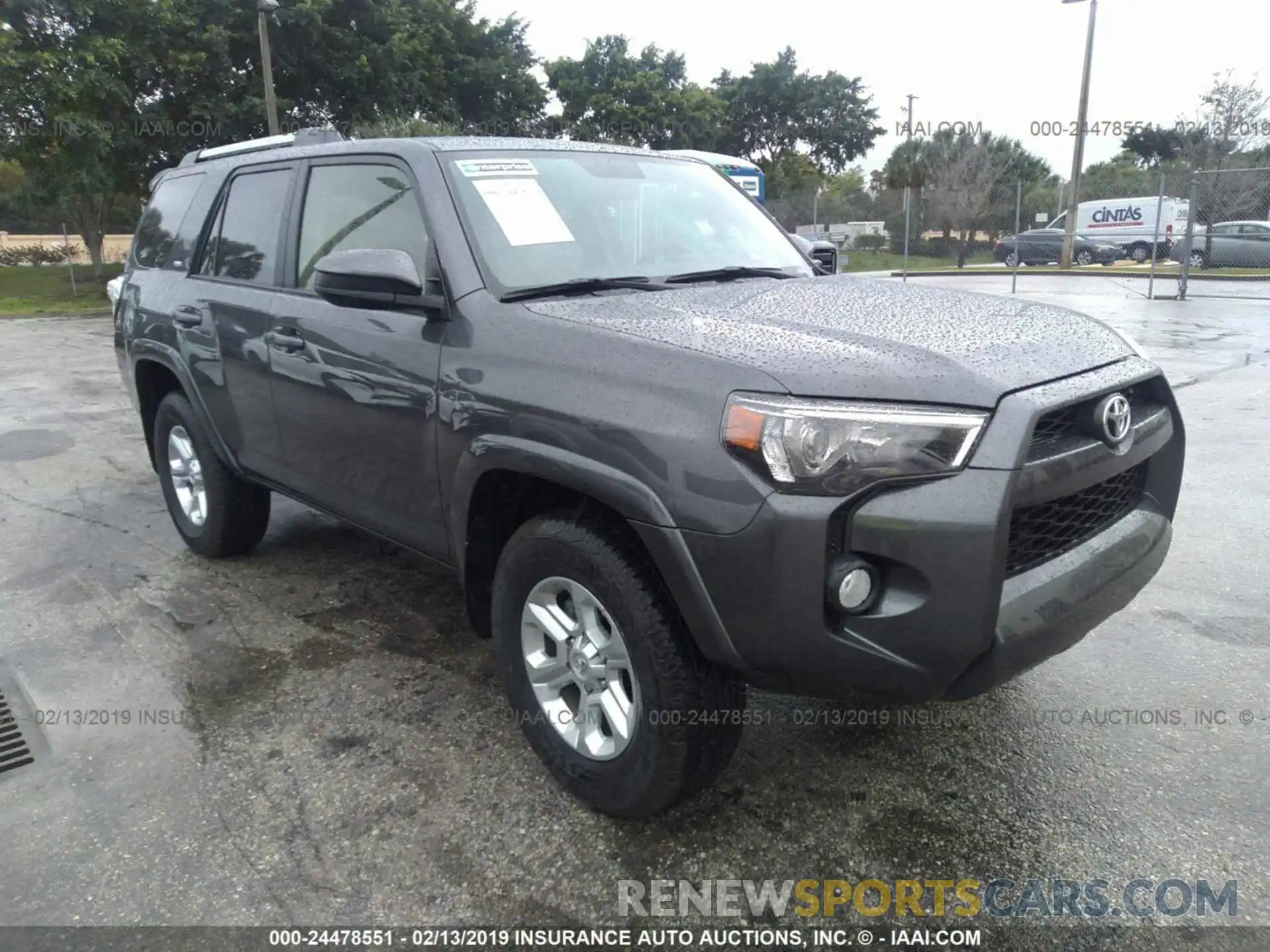 1 Фотография поврежденного автомобиля JTEZU5JR4K5197567 TOYOTA 4RUNNER 2019