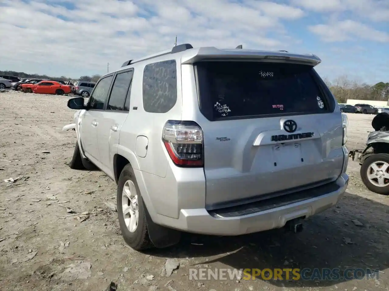 3 Photograph of a damaged car JTEZU5JR4K5199366 TOYOTA 4RUNNER 2019