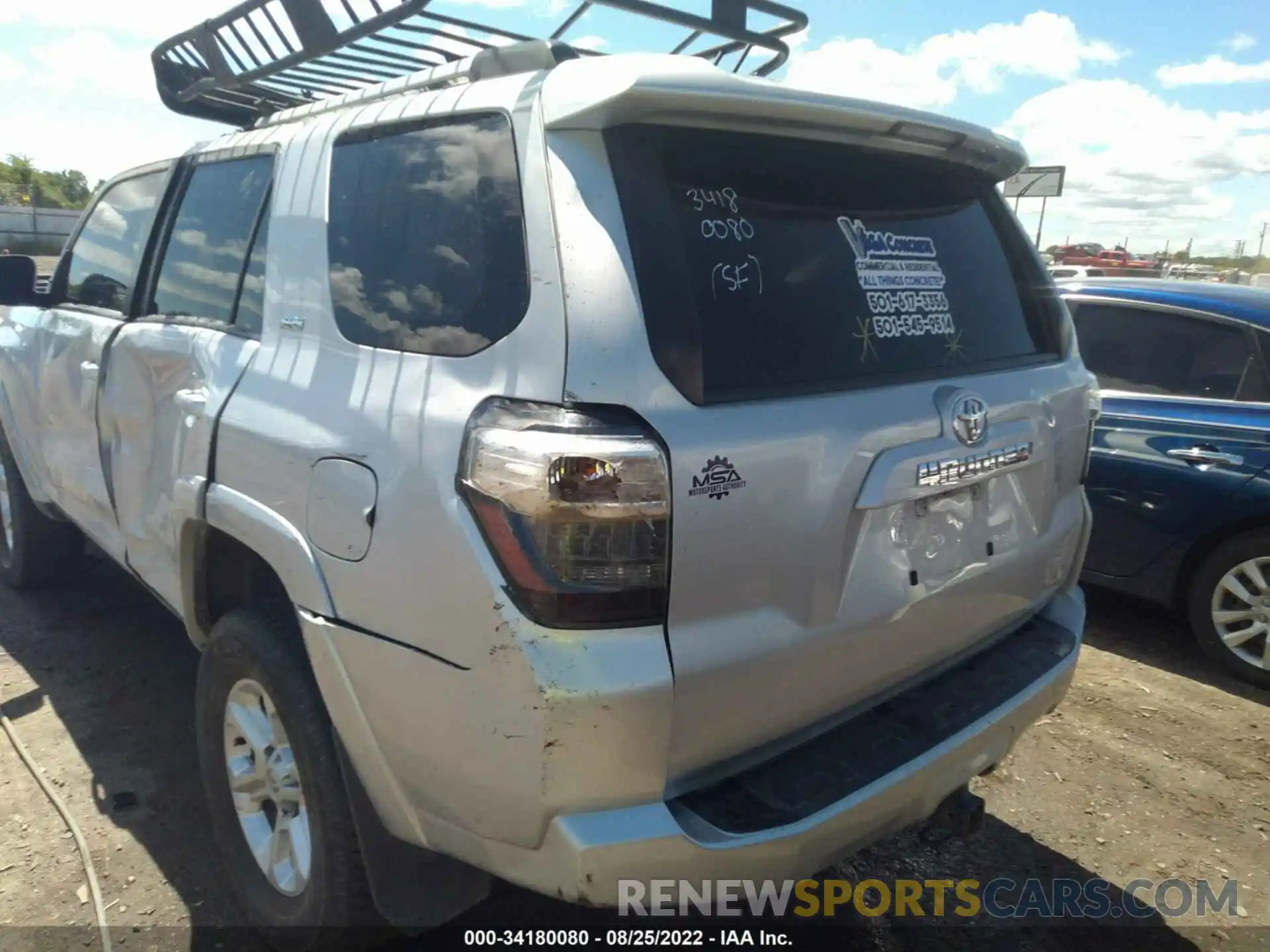 3 Photograph of a damaged car JTEZU5JR4K5199514 TOYOTA 4RUNNER 2019