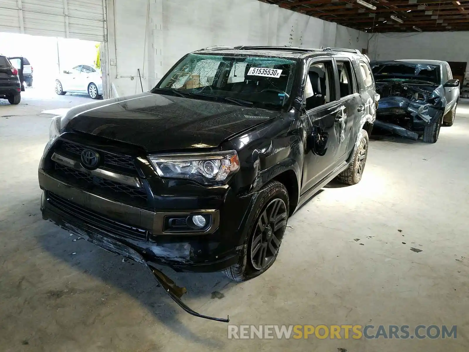 2 Photograph of a damaged car JTEZU5JR4K5200757 TOYOTA 4RUNNER 2019