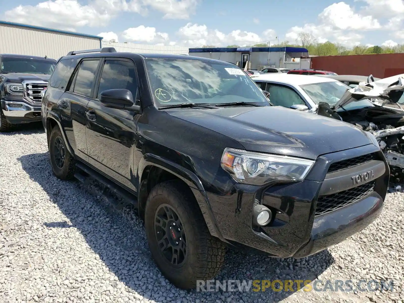 1 Photograph of a damaged car JTEZU5JR4K5201343 TOYOTA 4RUNNER 2019