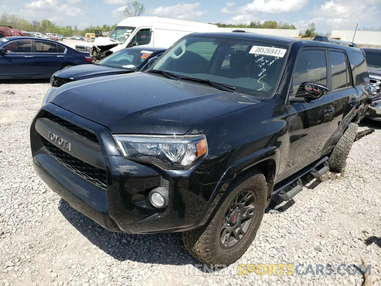 2 Photograph of a damaged car JTEZU5JR4K5201343 TOYOTA 4RUNNER 2019