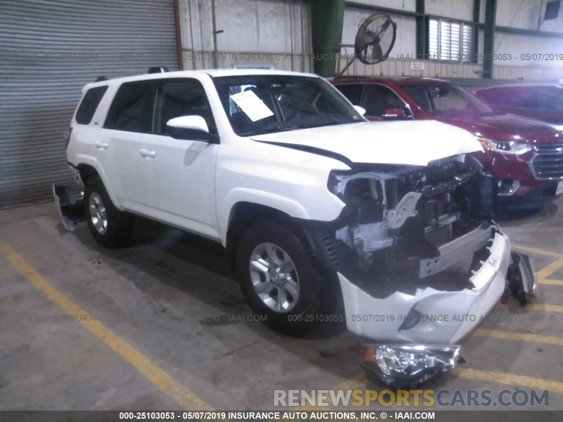 1 Photograph of a damaged car JTEZU5JR4K5201634 TOYOTA 4RUNNER 2019