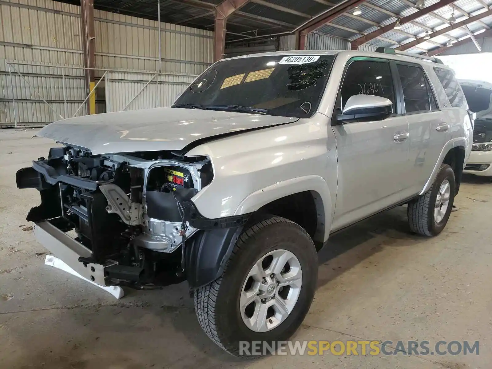 2 Photograph of a damaged car JTEZU5JR4K5201889 TOYOTA 4RUNNER 2019