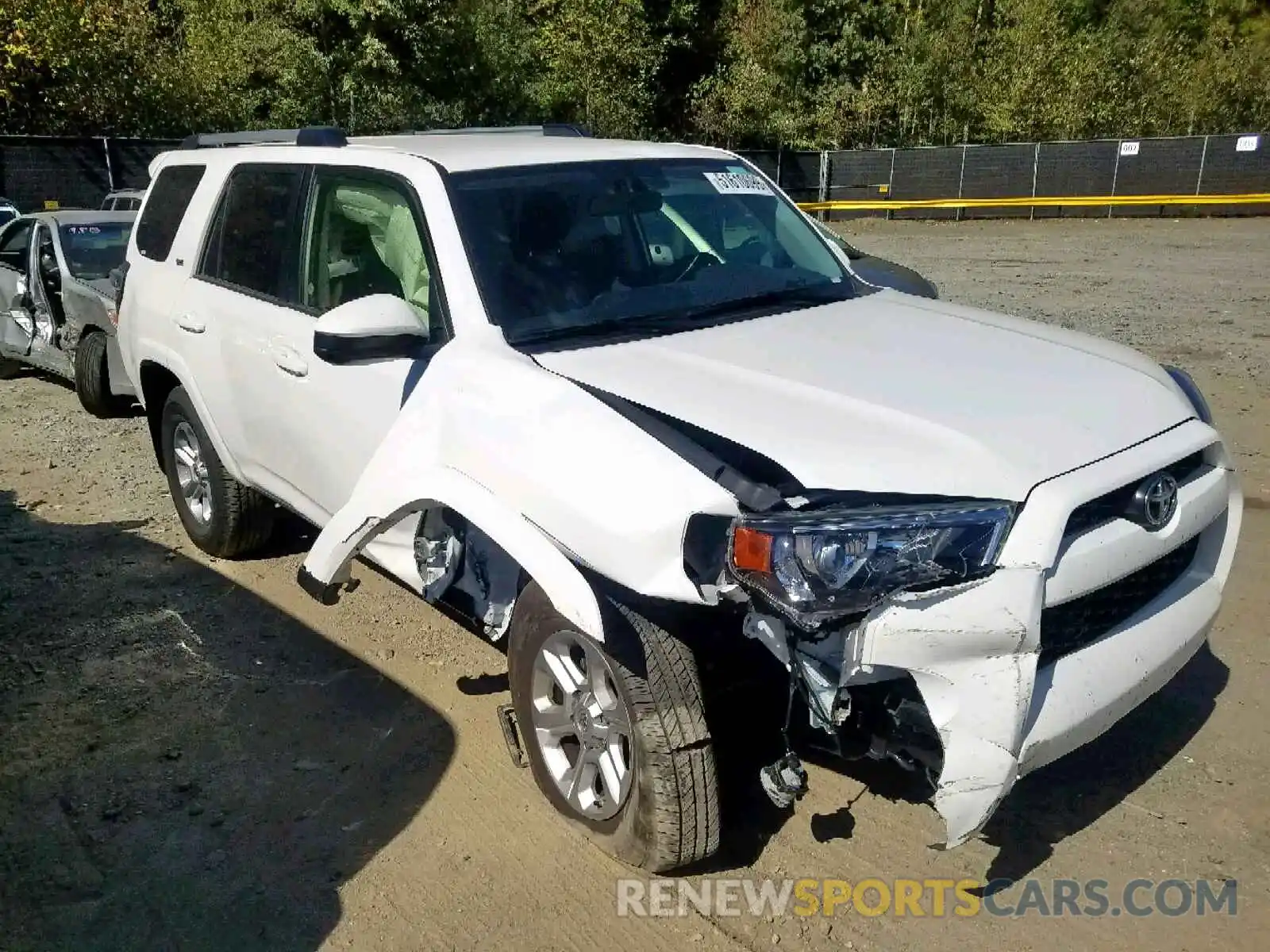 1 Photograph of a damaged car JTEZU5JR4K5202170 TOYOTA 4RUNNER 2019