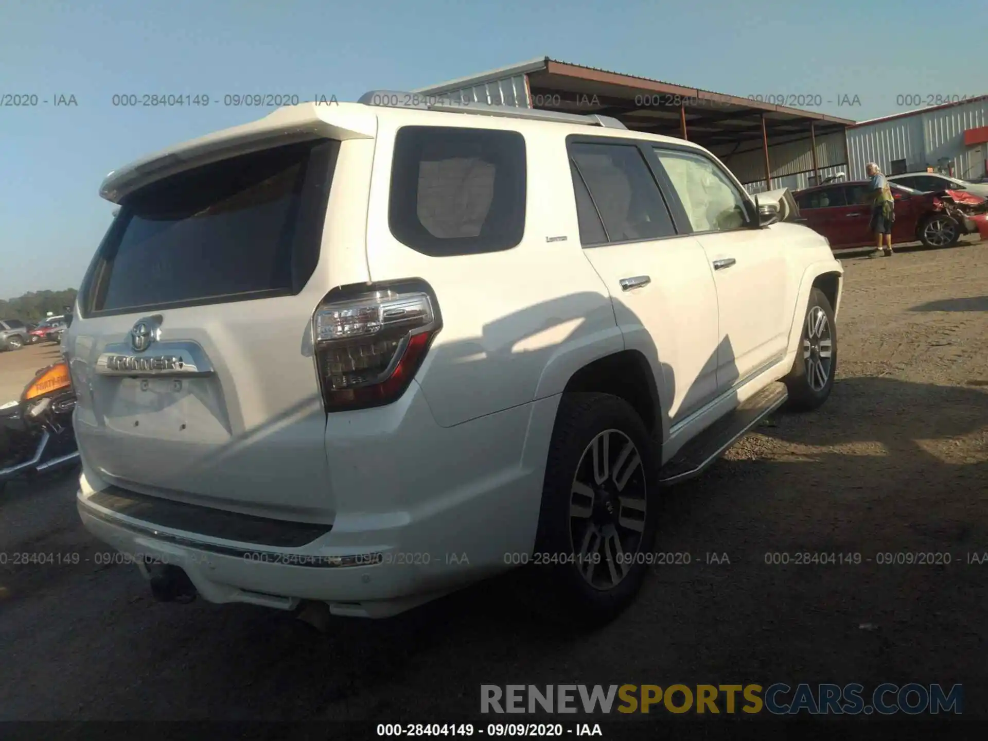 4 Фотография поврежденного автомобиля JTEZU5JR4K5204226 TOYOTA 4RUNNER 2019