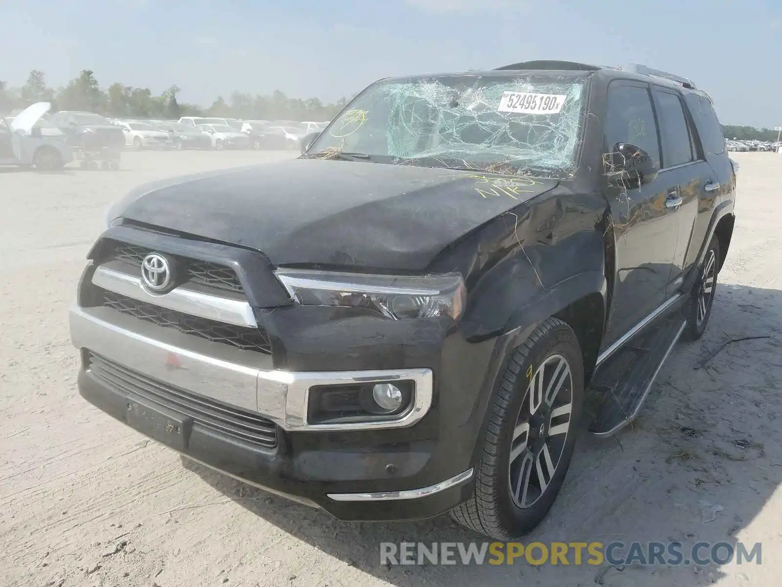 2 Photograph of a damaged car JTEZU5JR4K5205893 TOYOTA 4RUNNER 2019