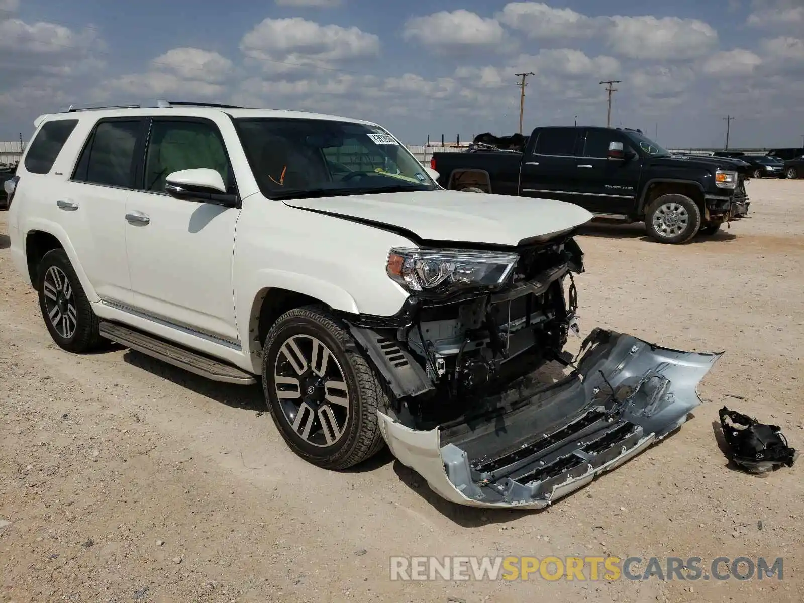 1 Photograph of a damaged car JTEZU5JR4K5206073 TOYOTA 4RUNNER 2019