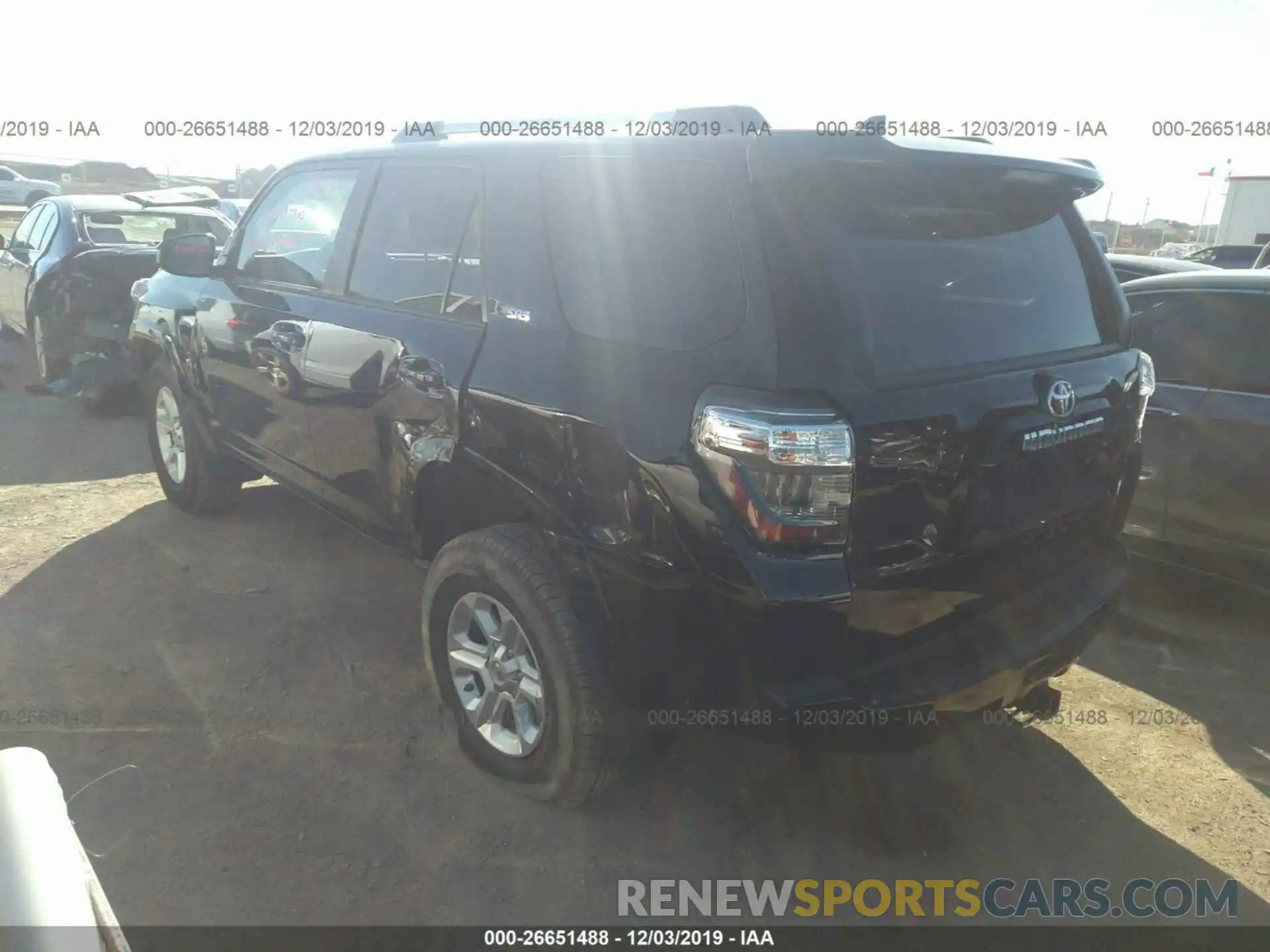 3 Photograph of a damaged car JTEZU5JR4K5210687 TOYOTA 4RUNNER 2019