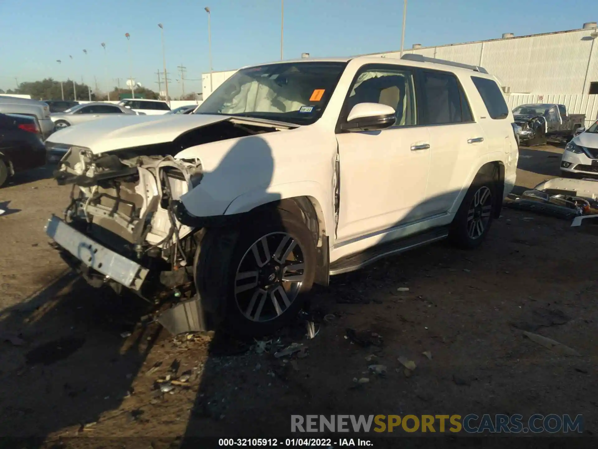 2 Photograph of a damaged car JTEZU5JR4K5212844 TOYOTA 4RUNNER 2019