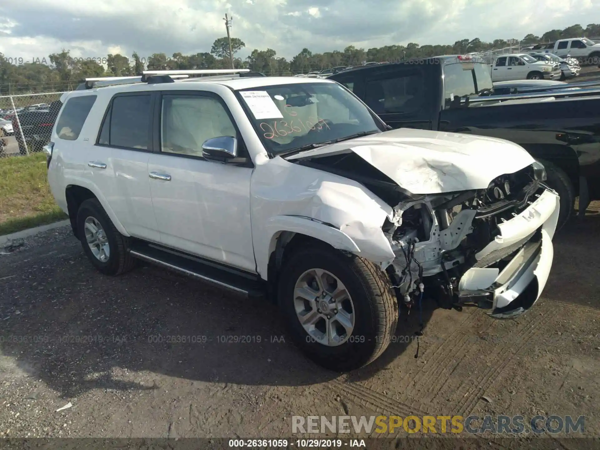 1 Photograph of a damaged car JTEZU5JR5K5194371 TOYOTA 4RUNNER 2019