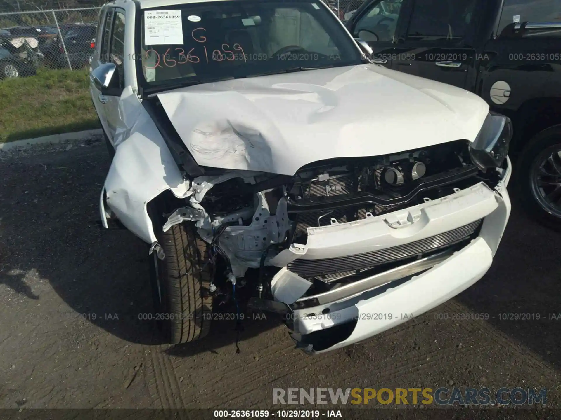 6 Photograph of a damaged car JTEZU5JR5K5194371 TOYOTA 4RUNNER 2019