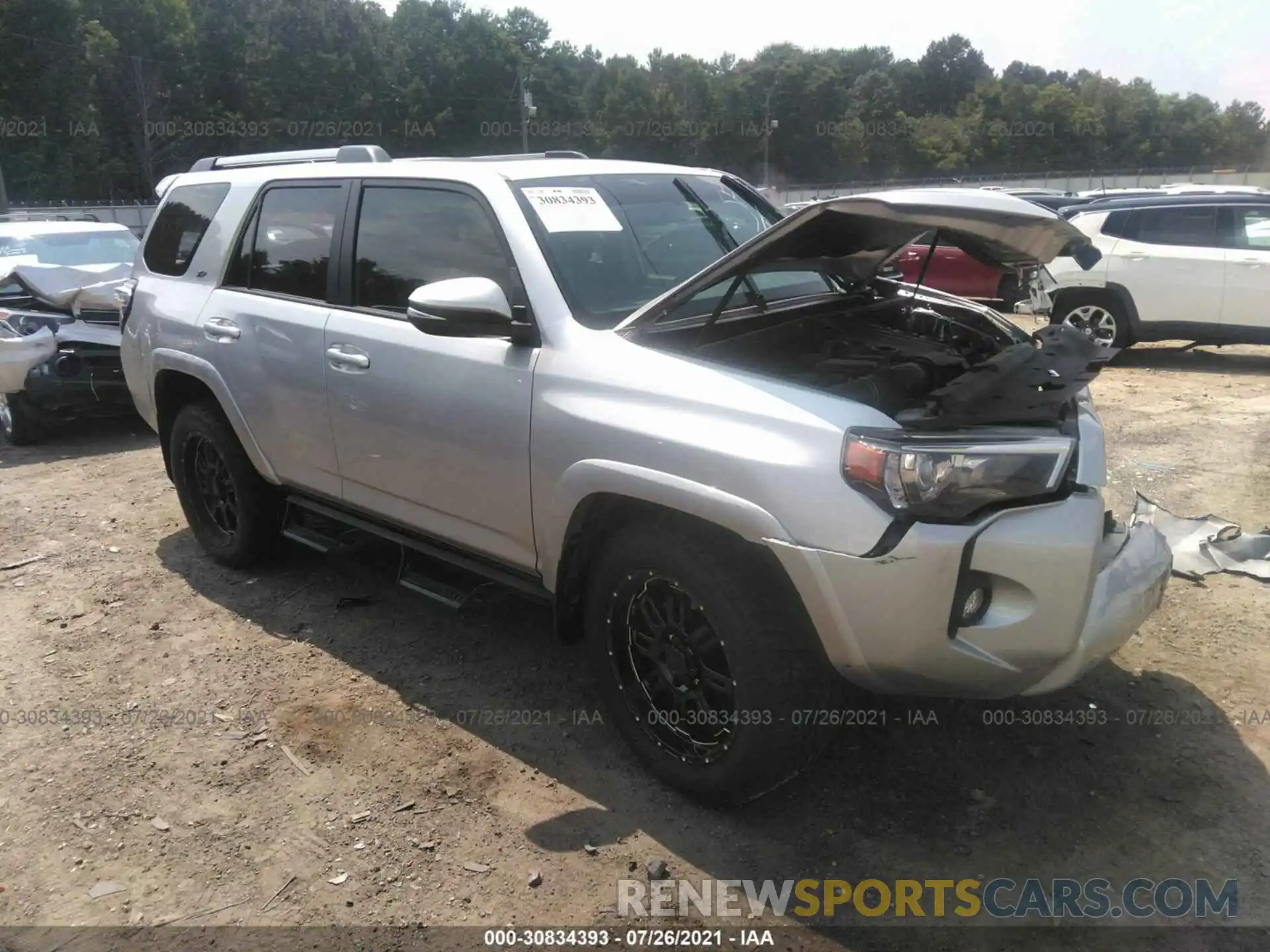 1 Photograph of a damaged car JTEZU5JR5K5196315 TOYOTA 4RUNNER 2019