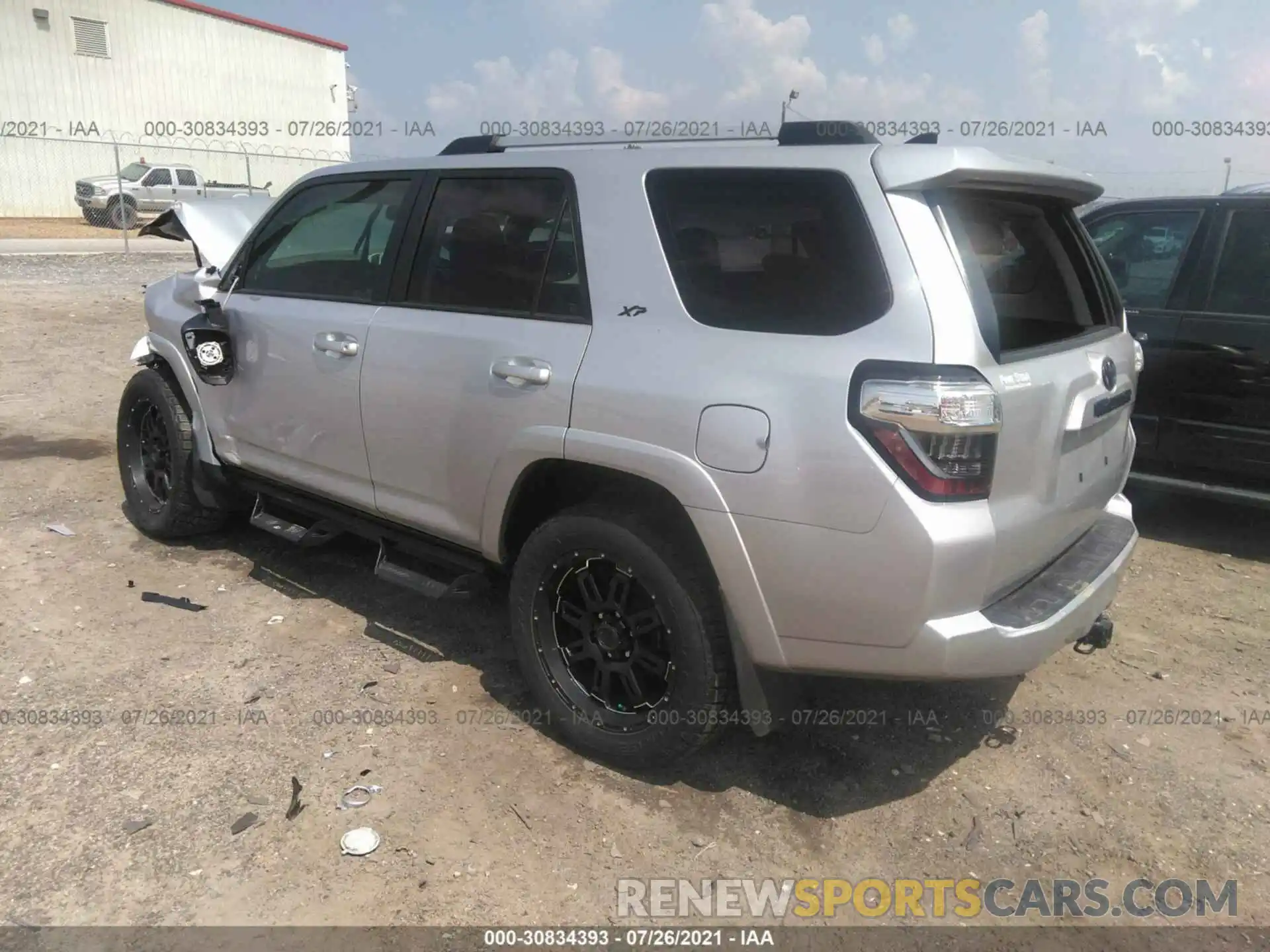 3 Фотография поврежденного автомобиля JTEZU5JR5K5196315 TOYOTA 4RUNNER 2019