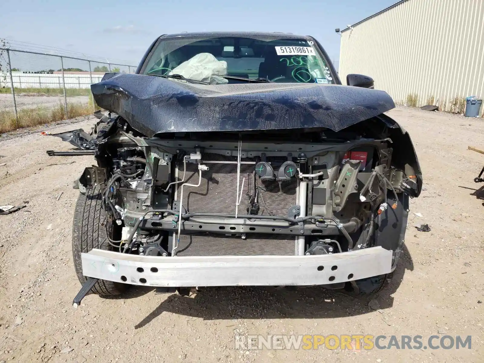 9 Photograph of a damaged car JTEZU5JR5K5200590 TOYOTA 4RUNNER 2019