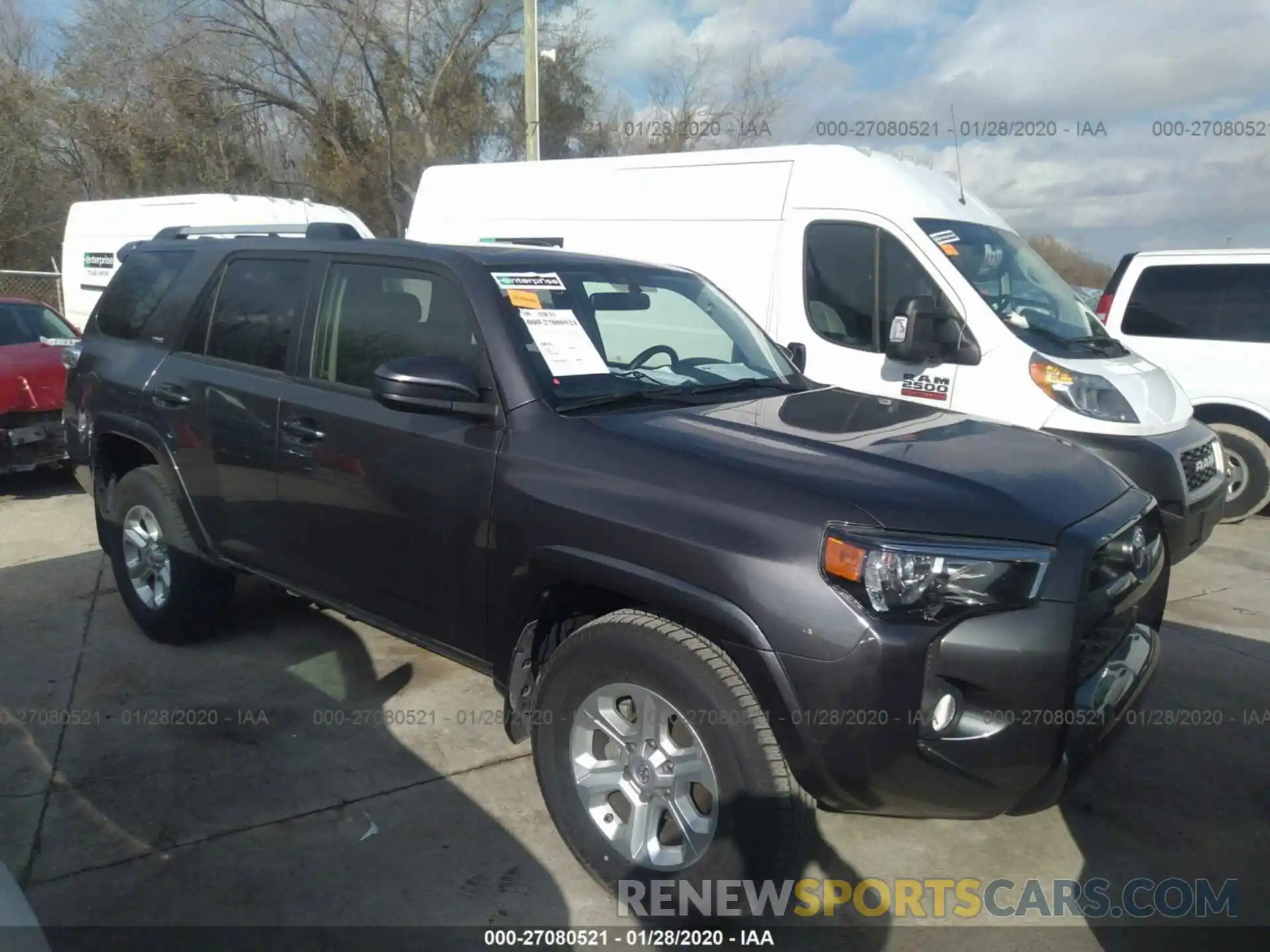 1 Photograph of a damaged car JTEZU5JR5K5200850 TOYOTA 4RUNNER 2019