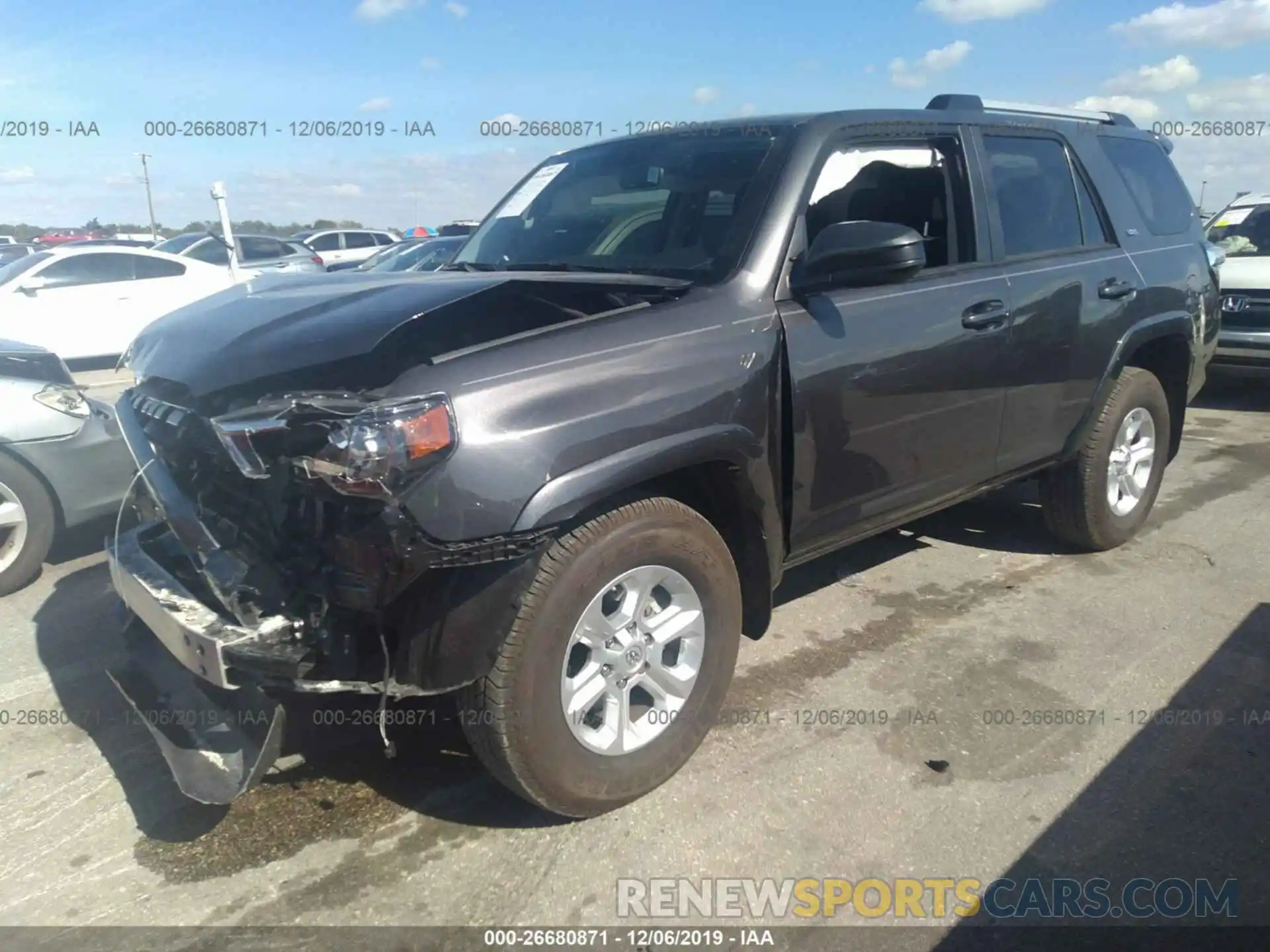 2 Photograph of a damaged car JTEZU5JR5K5201397 TOYOTA 4RUNNER 2019