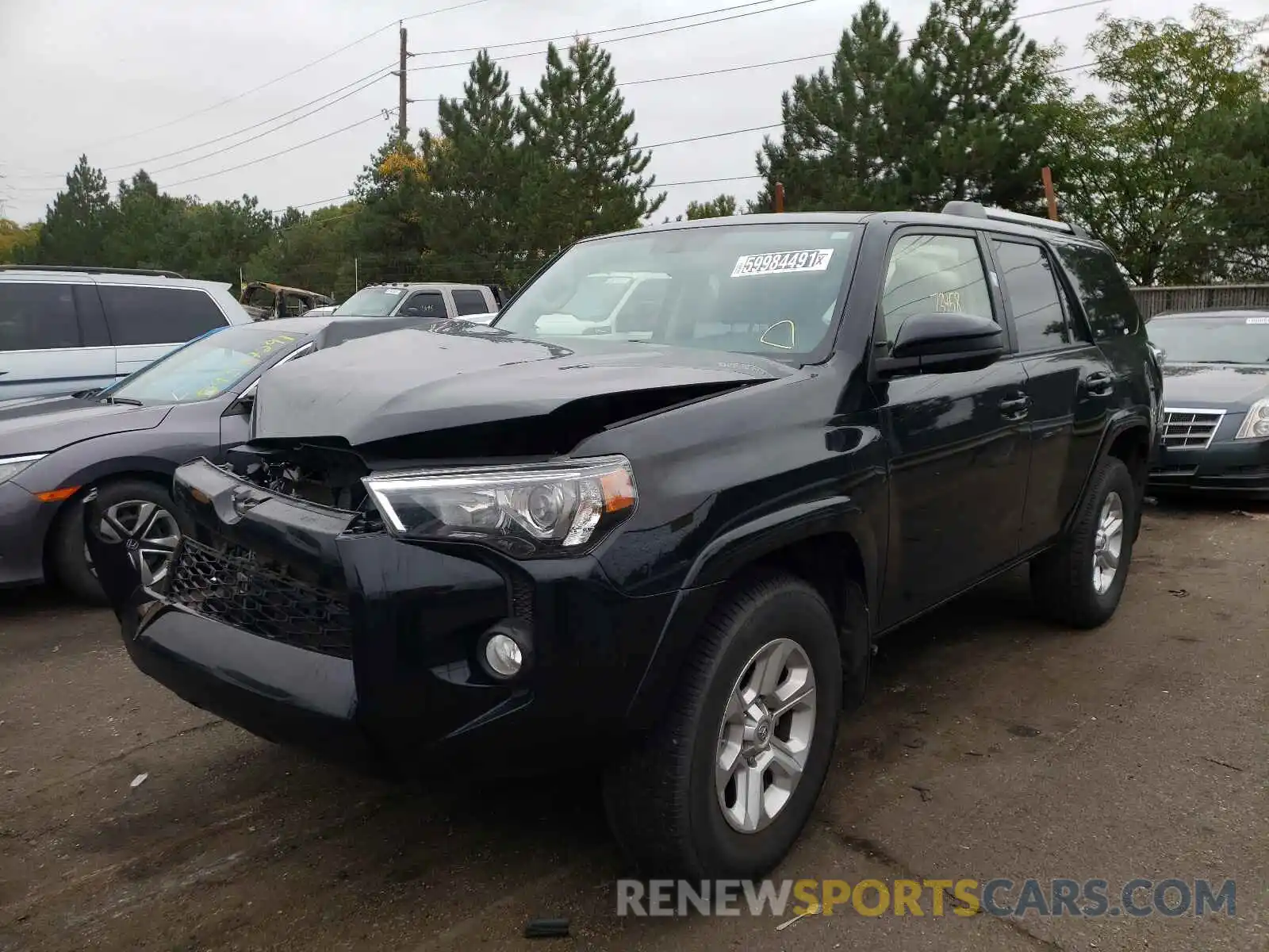 2 Фотография поврежденного автомобиля JTEZU5JR5K5202288 TOYOTA 4RUNNER 2019