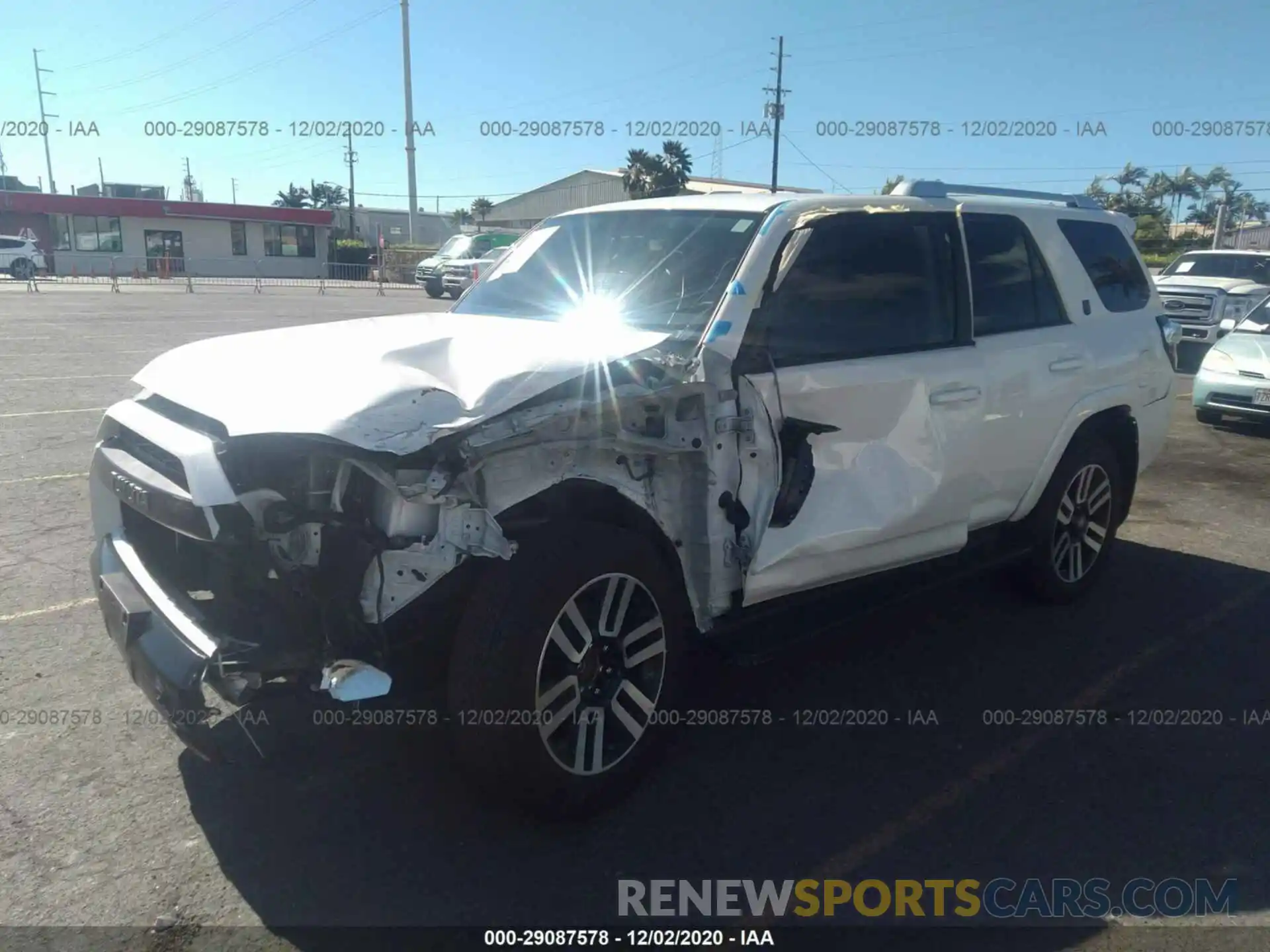 2 Photograph of a damaged car JTEZU5JR5K5203411 TOYOTA 4RUNNER 2019