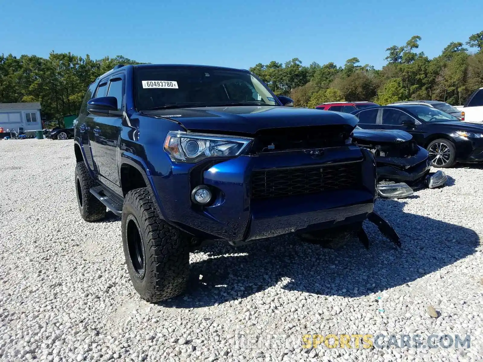 1 Photograph of a damaged car JTEZU5JR5K5210407 TOYOTA 4RUNNER 2019