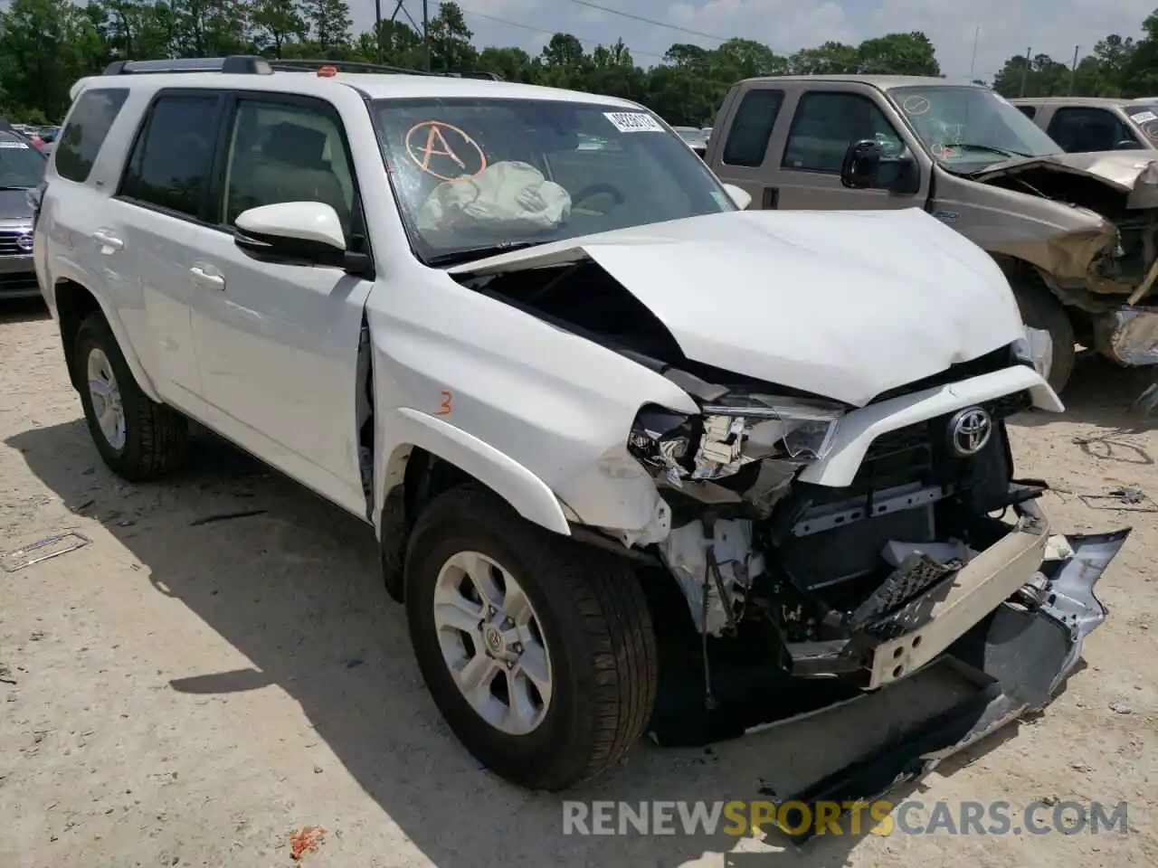 1 Photograph of a damaged car JTEZU5JR5K5210410 TOYOTA 4RUNNER 2019