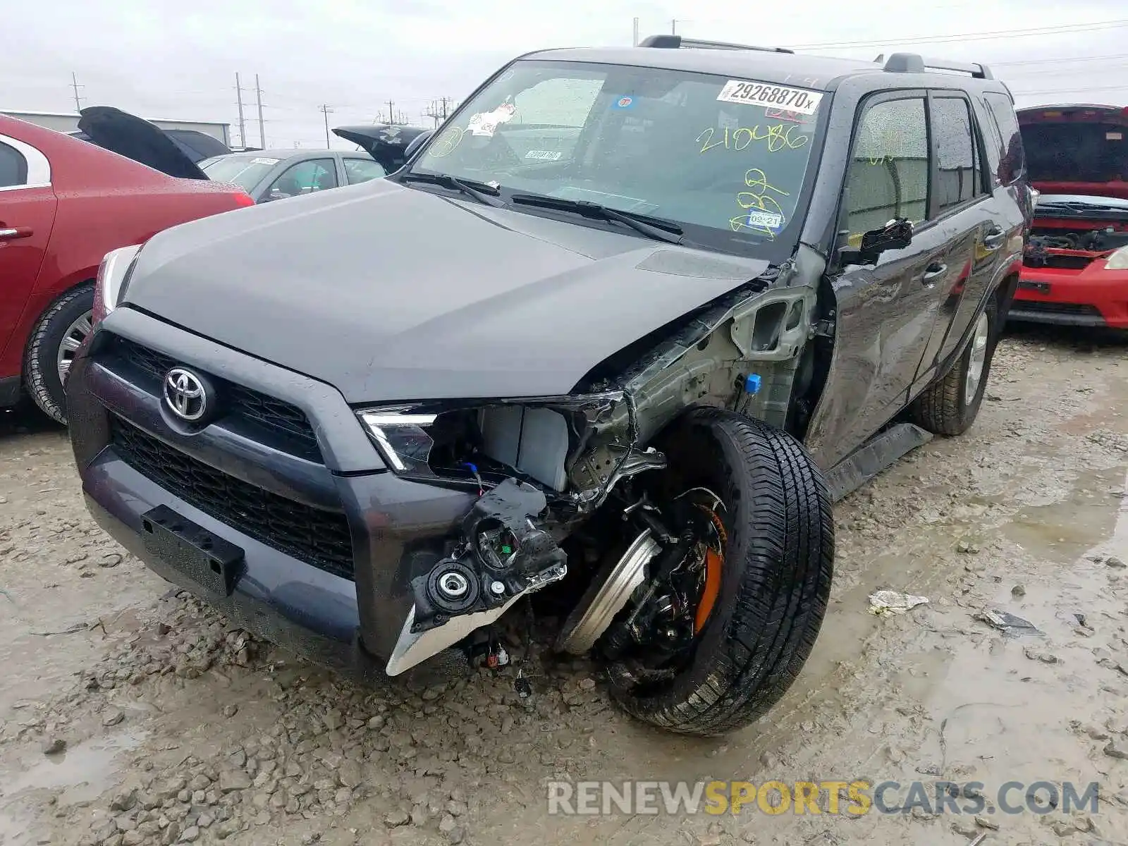 2 Photograph of a damaged car JTEZU5JR5K5210486 TOYOTA 4RUNNER 2019