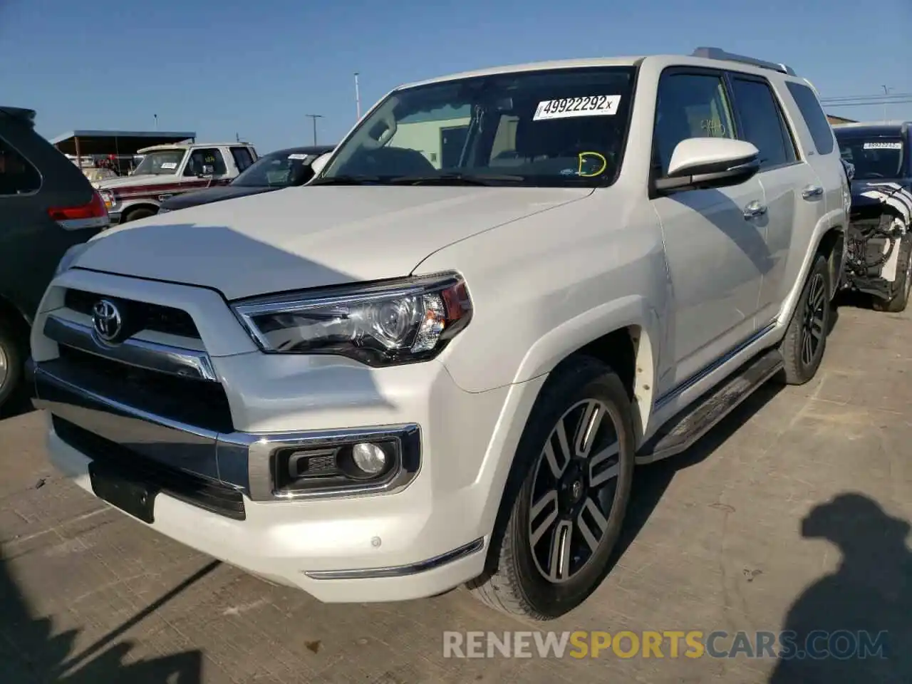 2 Photograph of a damaged car JTEZU5JR5K5211122 TOYOTA 4RUNNER 2019