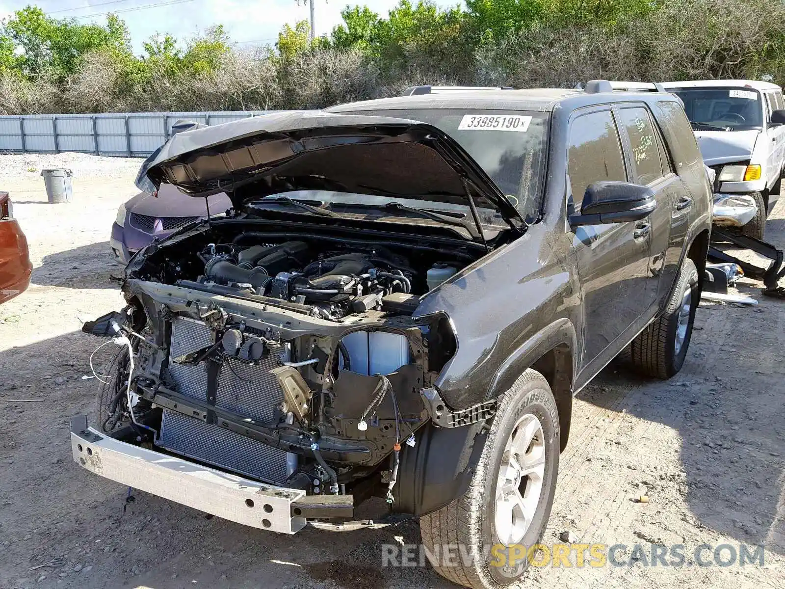 2 Photograph of a damaged car JTEZU5JR5K5211590 TOYOTA 4RUNNER 2019