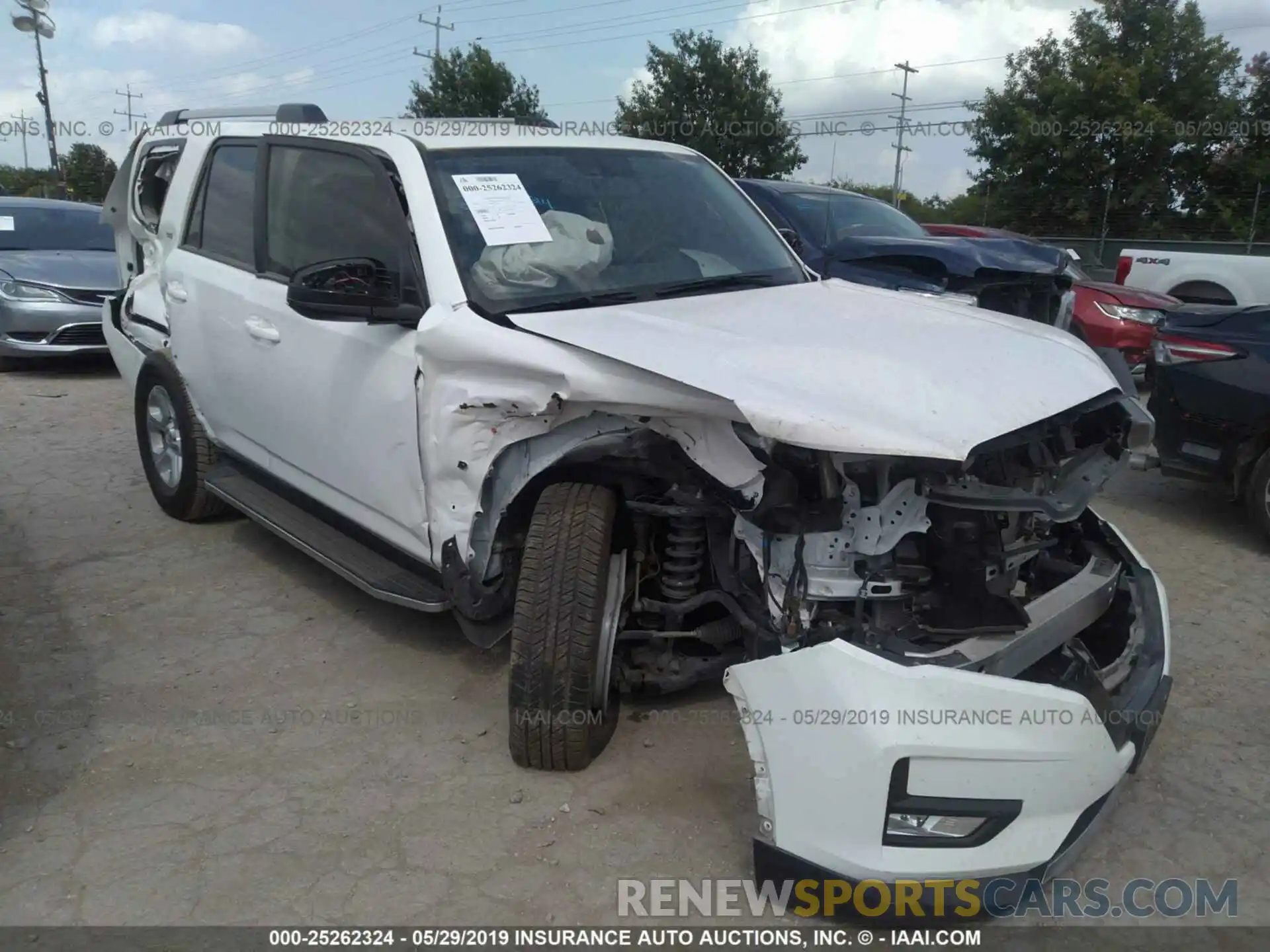 1 Photograph of a damaged car JTEZU5JR6K5193651 TOYOTA 4RUNNER 2019