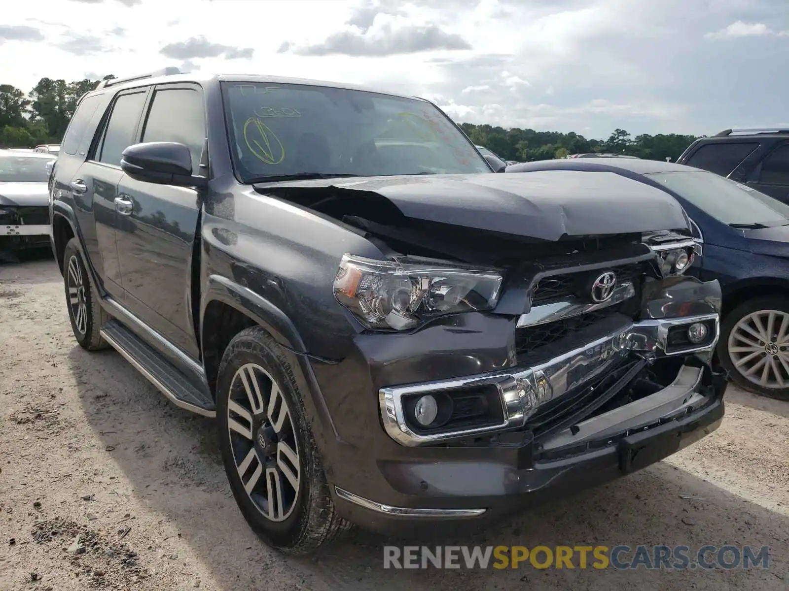 1 Photograph of a damaged car JTEZU5JR6K5194959 TOYOTA 4RUNNER 2019