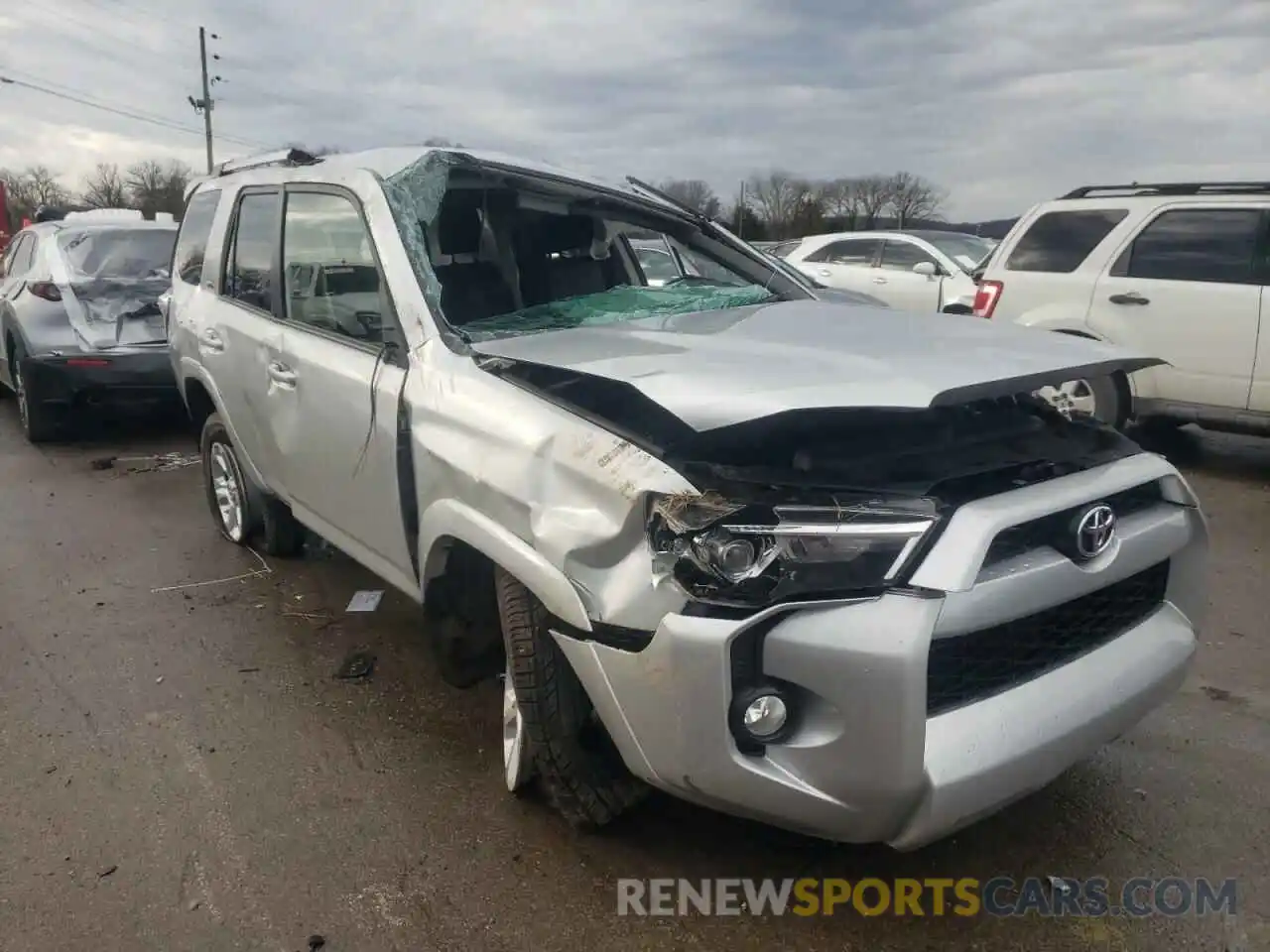 1 Photograph of a damaged car JTEZU5JR6K5199109 TOYOTA 4RUNNER 2019