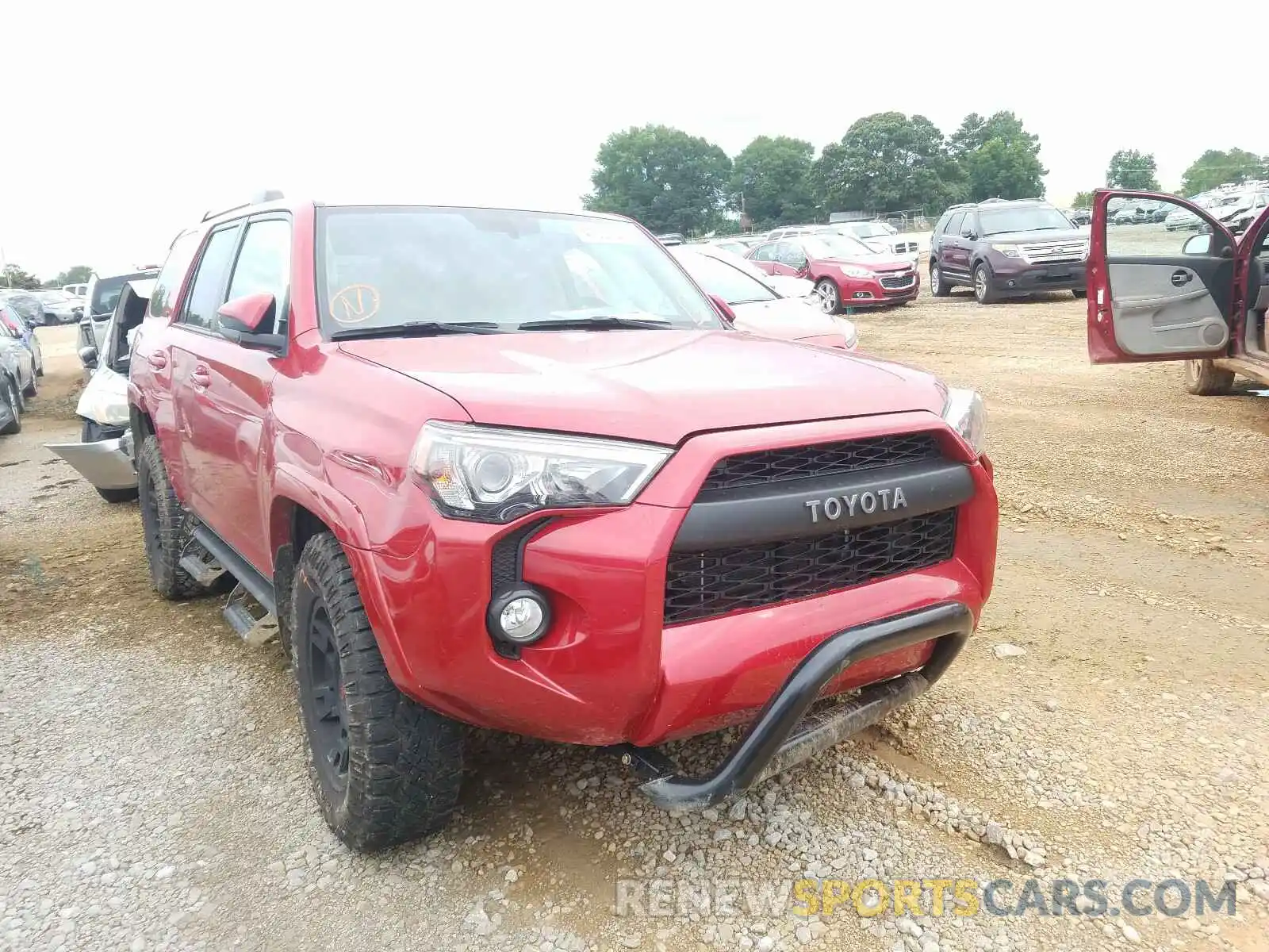 1 Photograph of a damaged car JTEZU5JR6K5199188 TOYOTA 4RUNNER 2019