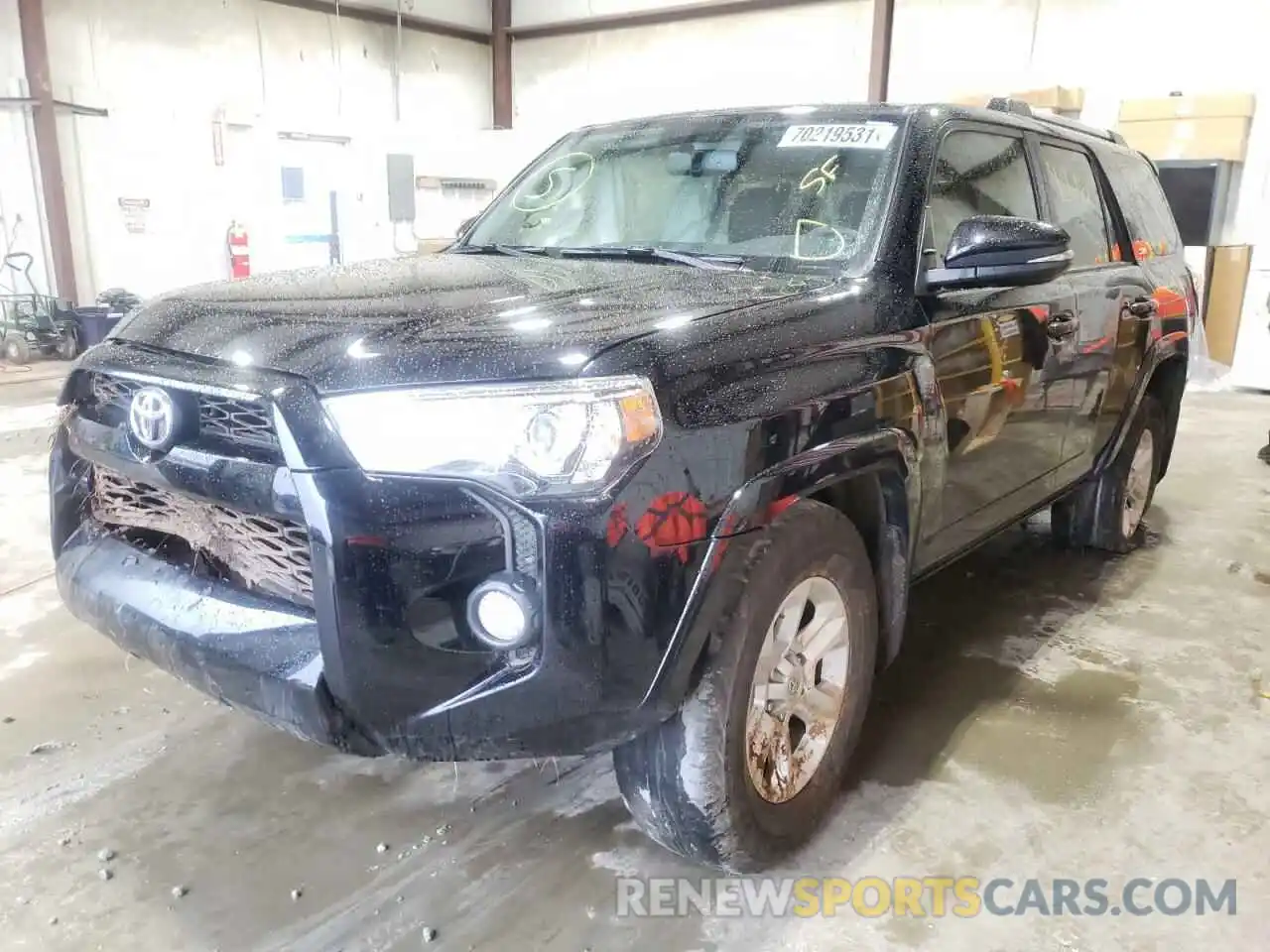 2 Photograph of a damaged car JTEZU5JR6K5200503 TOYOTA 4RUNNER 2019