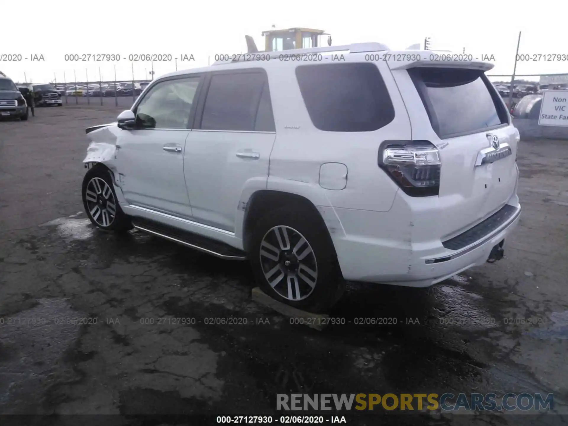 3 Photograph of a damaged car JTEZU5JR6K5201294 TOYOTA 4RUNNER 2019