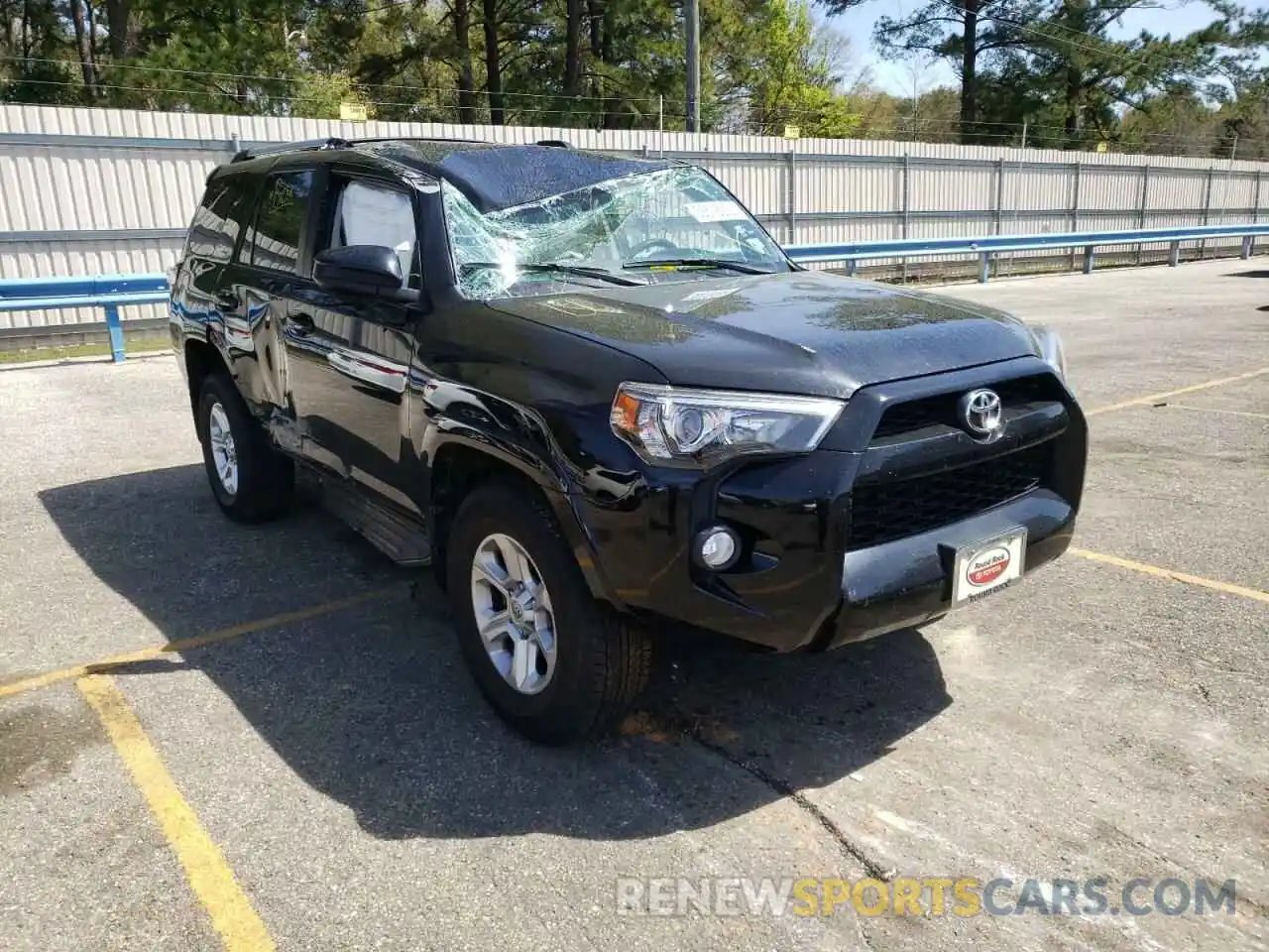 1 Photograph of a damaged car JTEZU5JR6K5202459 TOYOTA 4RUNNER 2019