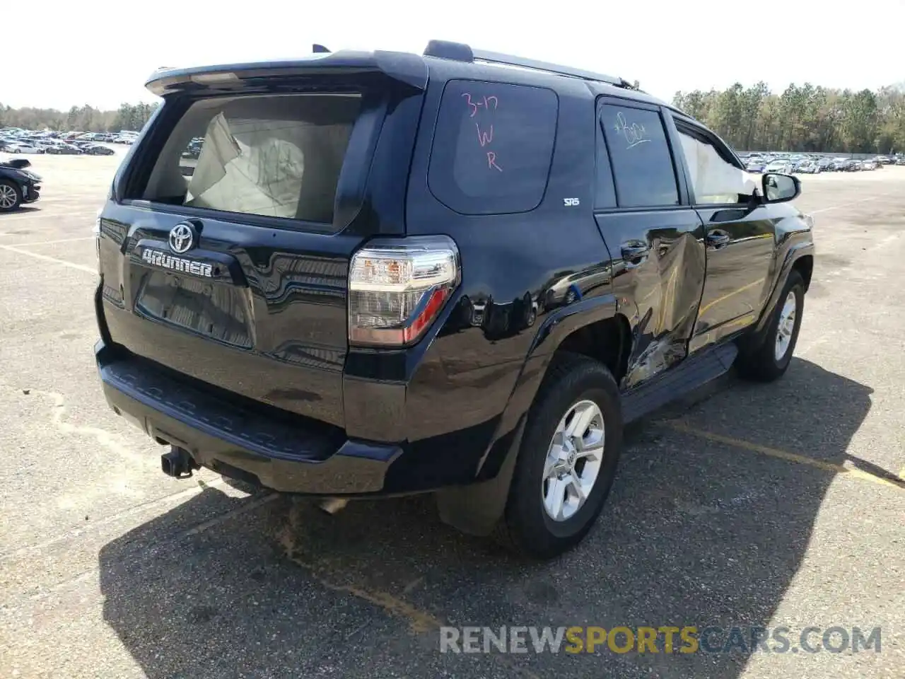 4 Photograph of a damaged car JTEZU5JR6K5202459 TOYOTA 4RUNNER 2019