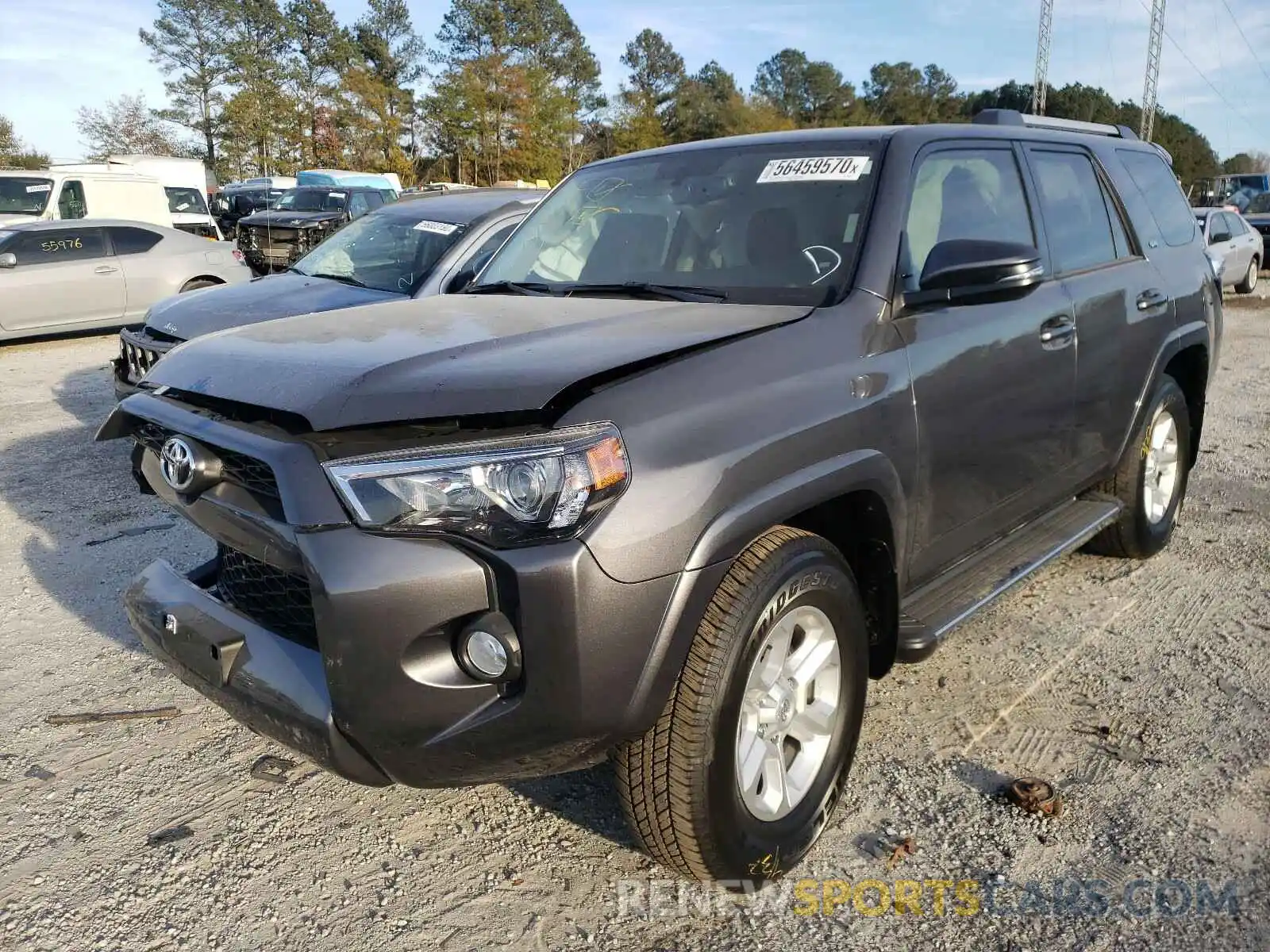 2 Photograph of a damaged car JTEZU5JR6K5202803 TOYOTA 4RUNNER 2019