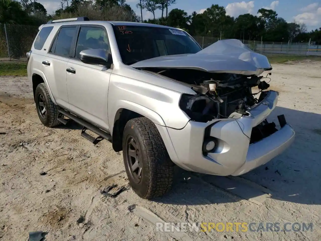 1 Photograph of a damaged car JTEZU5JR6K5209900 TOYOTA 4RUNNER 2019